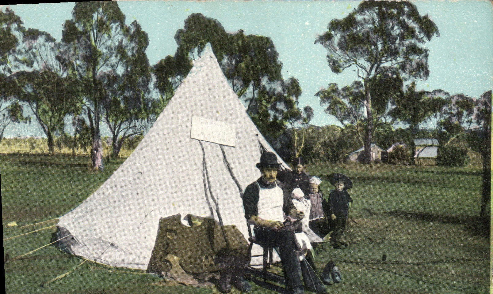Vintage Postcard Shoemaker Bush Cobber