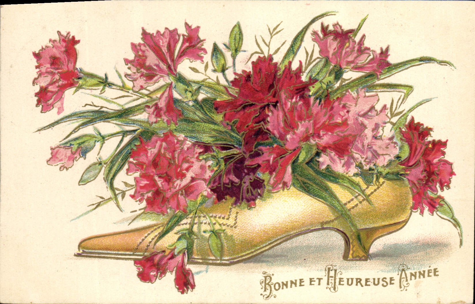 CPA Fantaisie Chaussure 