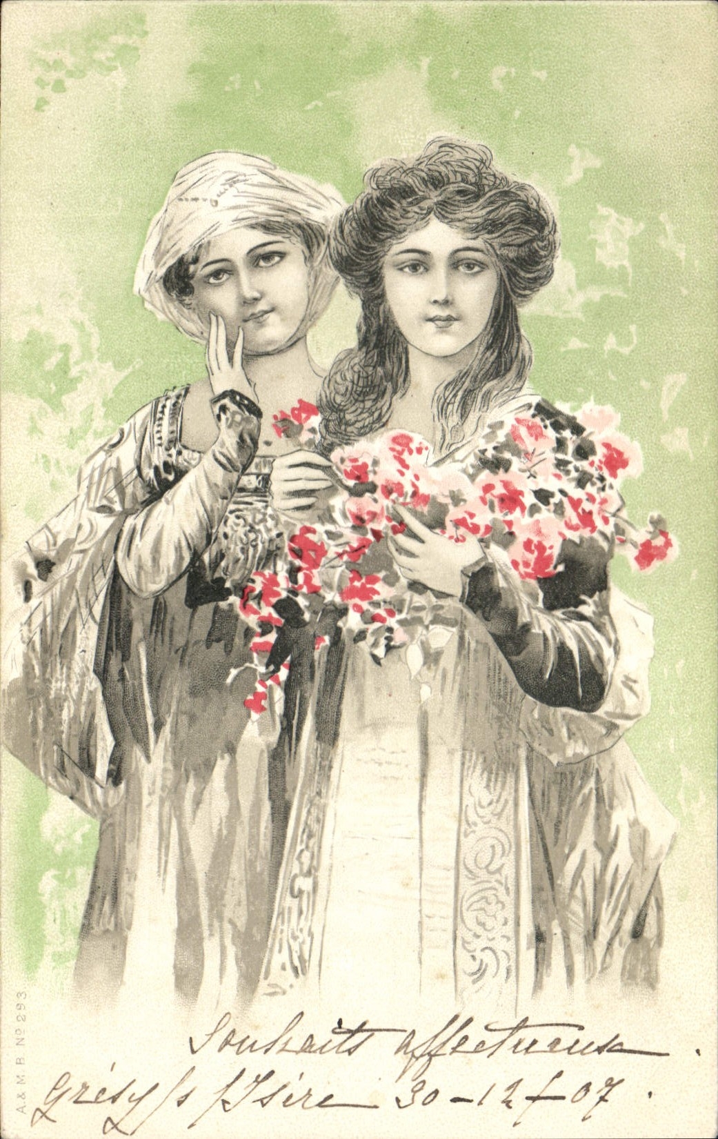 CPA Fantaisie Illustrateur Femmes