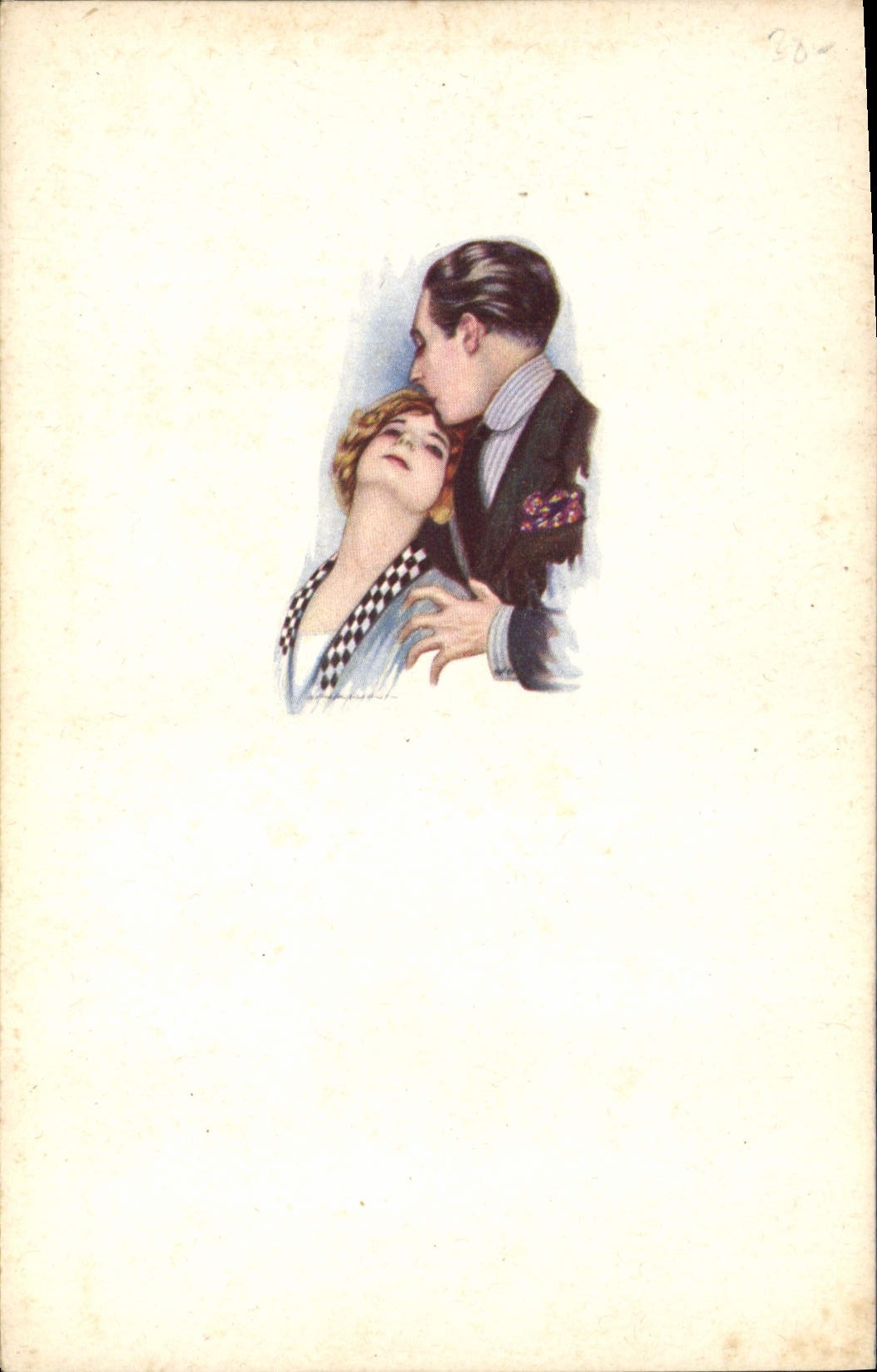 CPA Fantaisie Illustrateur Femme