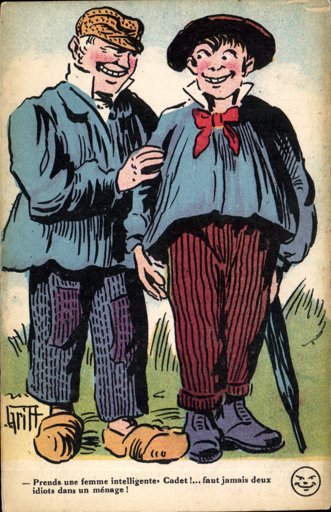 CPA Fantaisie Illustrateur Griff