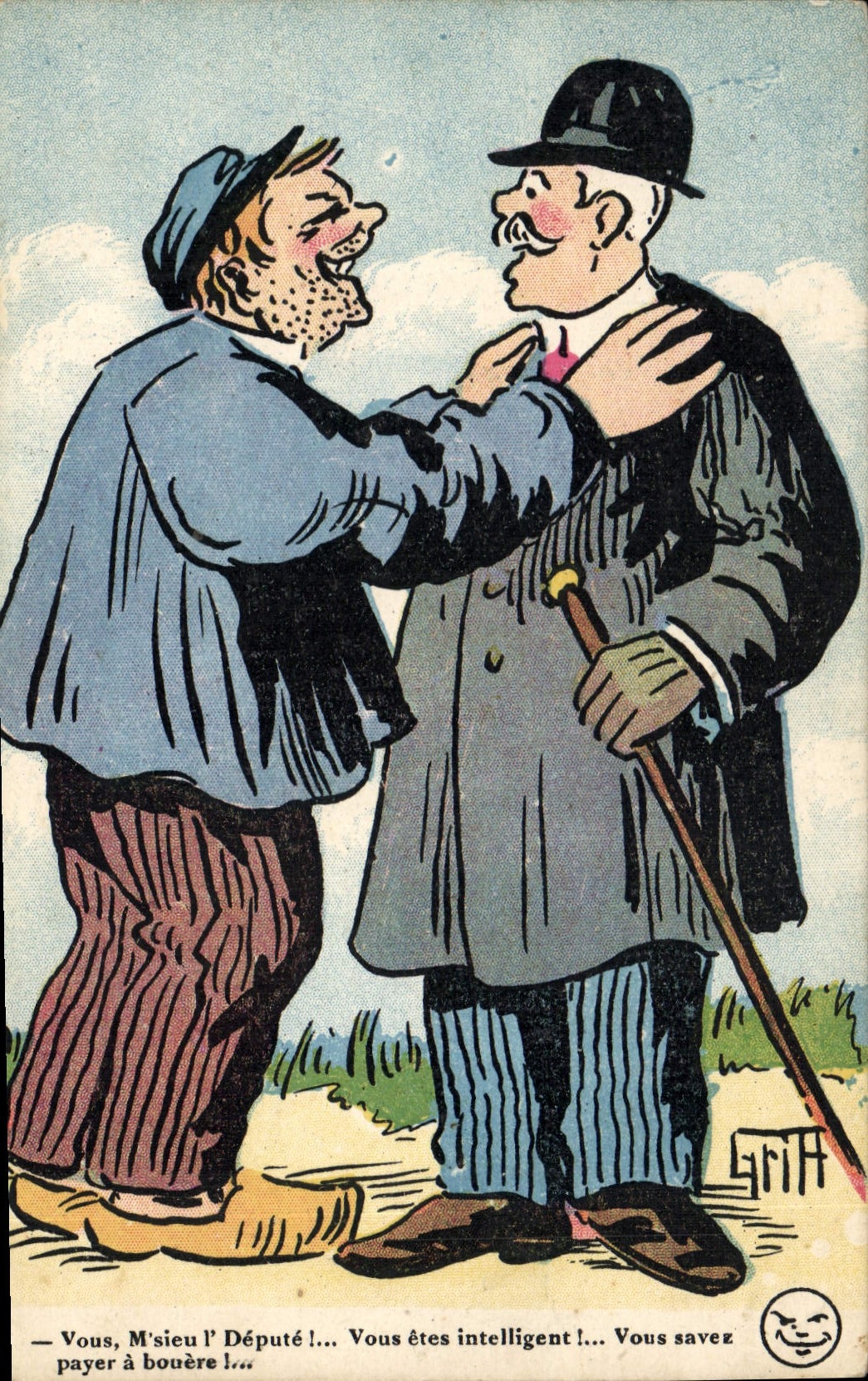 CPA Fantaisie Illustrateur Griff