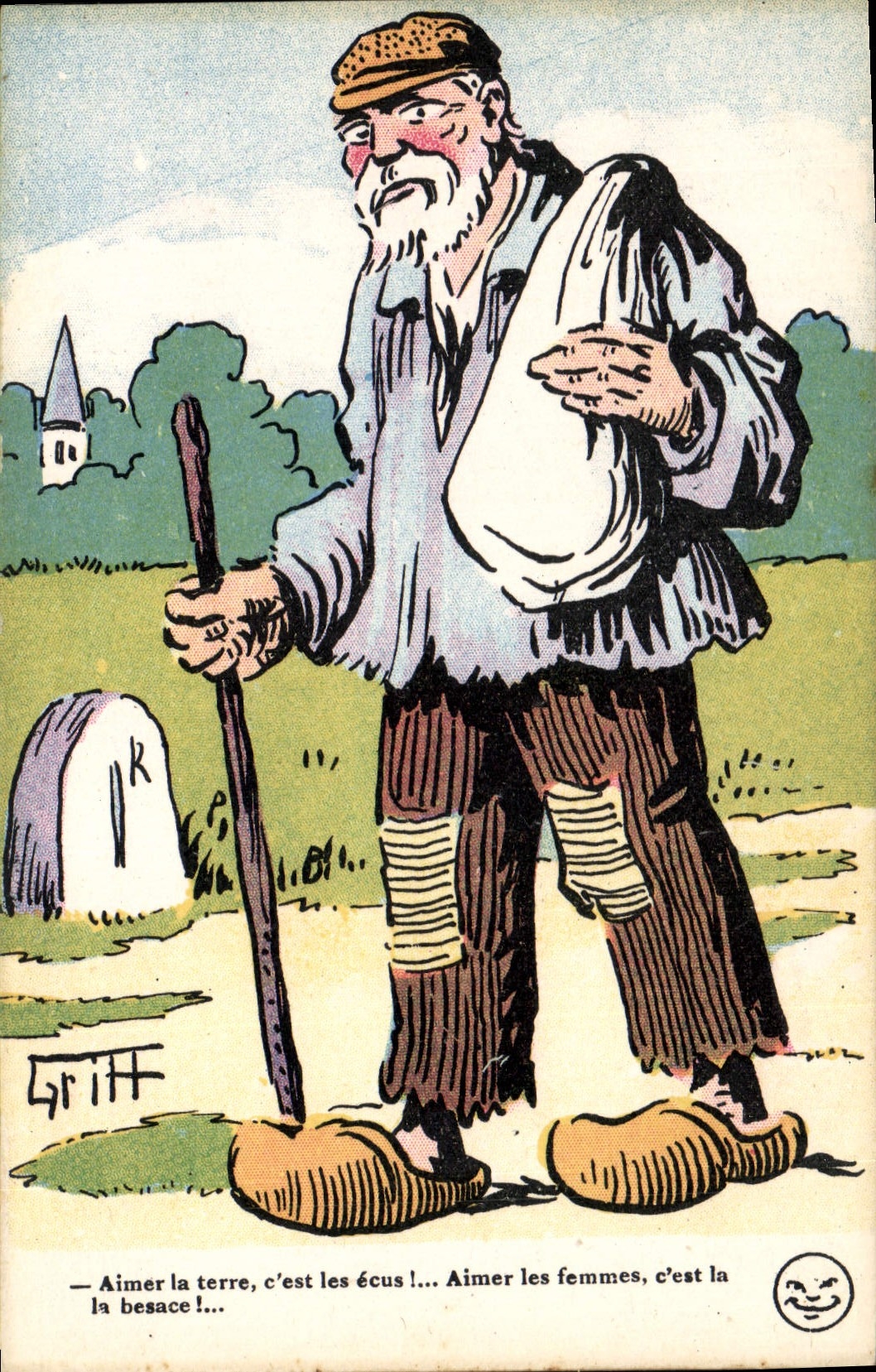 CPA Fantaisie Illustrateur Griff