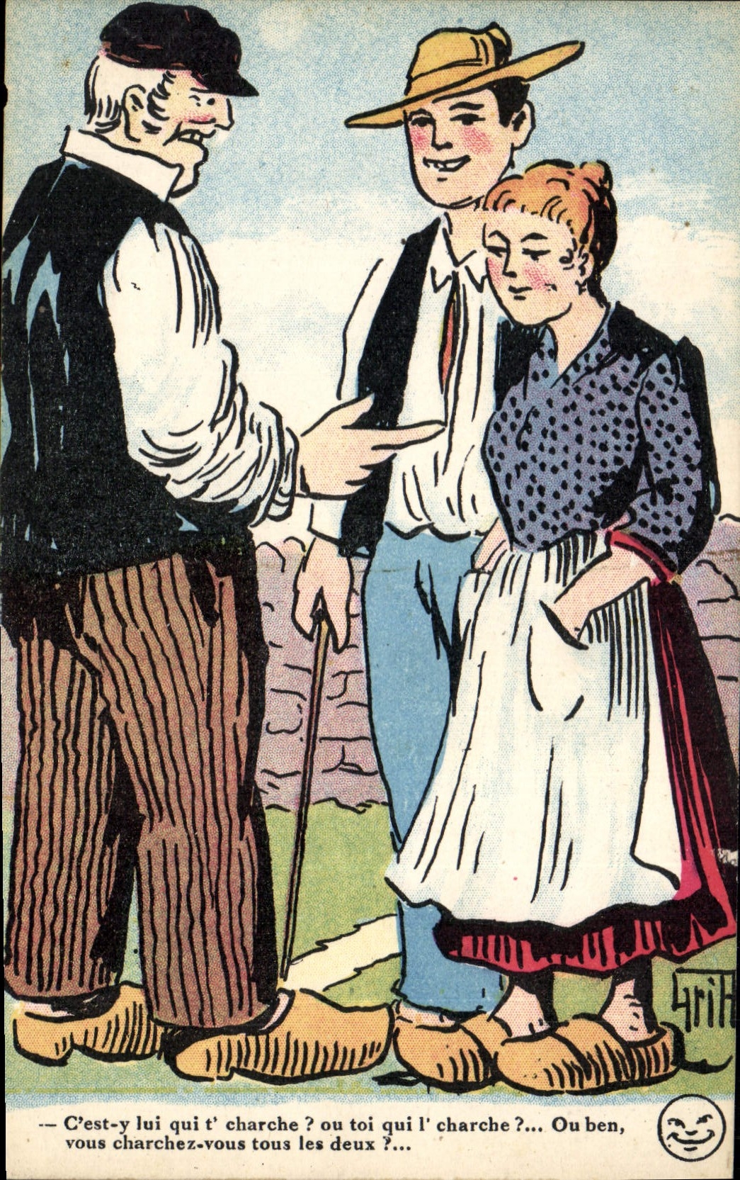 CPA Fantaisie Illustrateur Griff