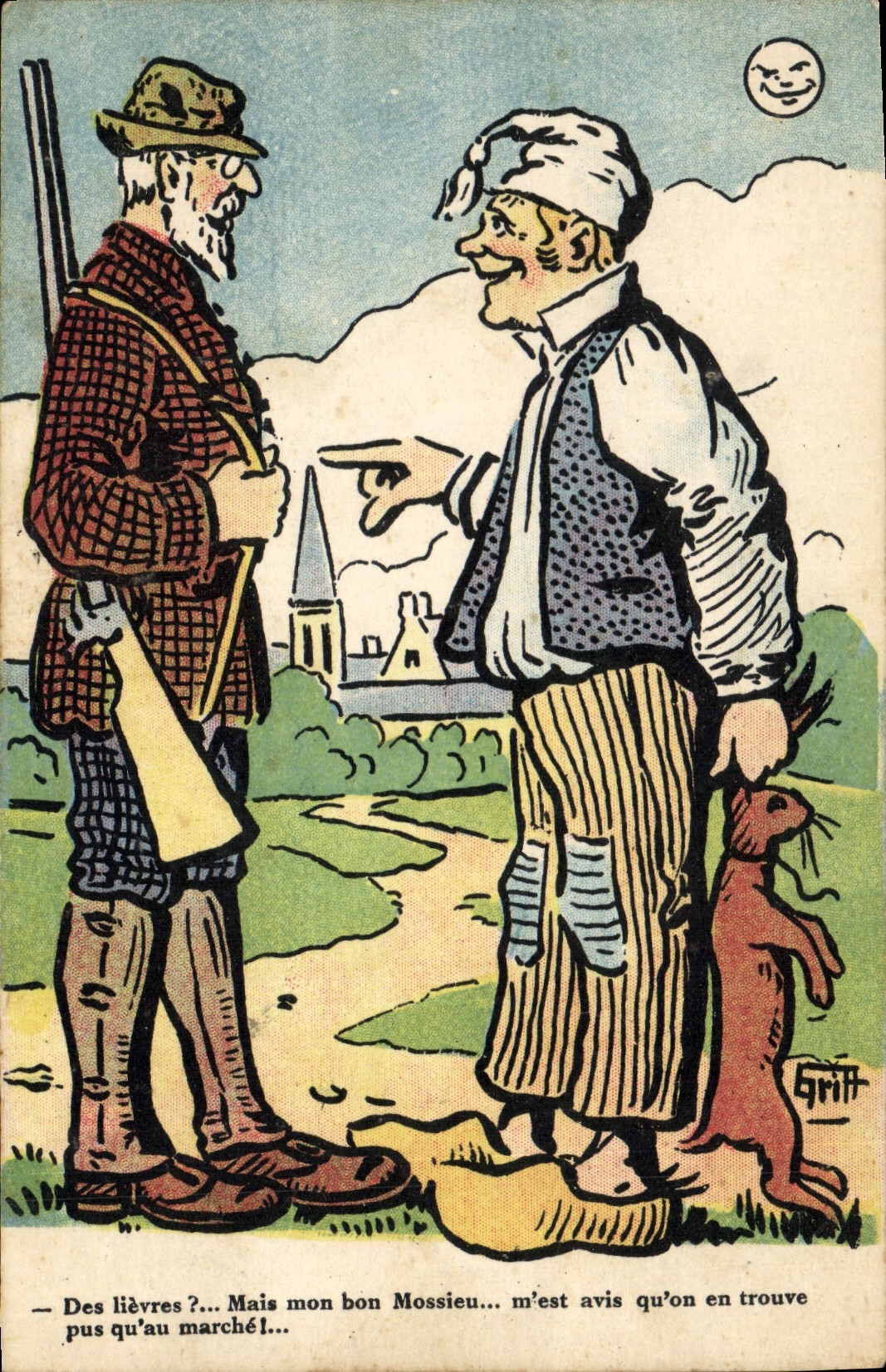 CPA Fantaisie Illustrateur Griff