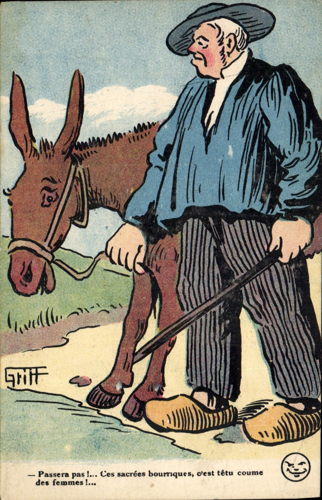 CPA Fantaisie Illustrateur Griff