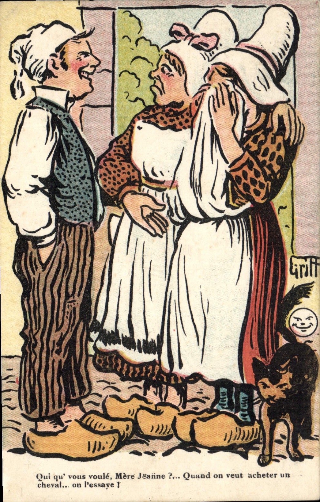CPA Fantaisie Illustrateur Griff
