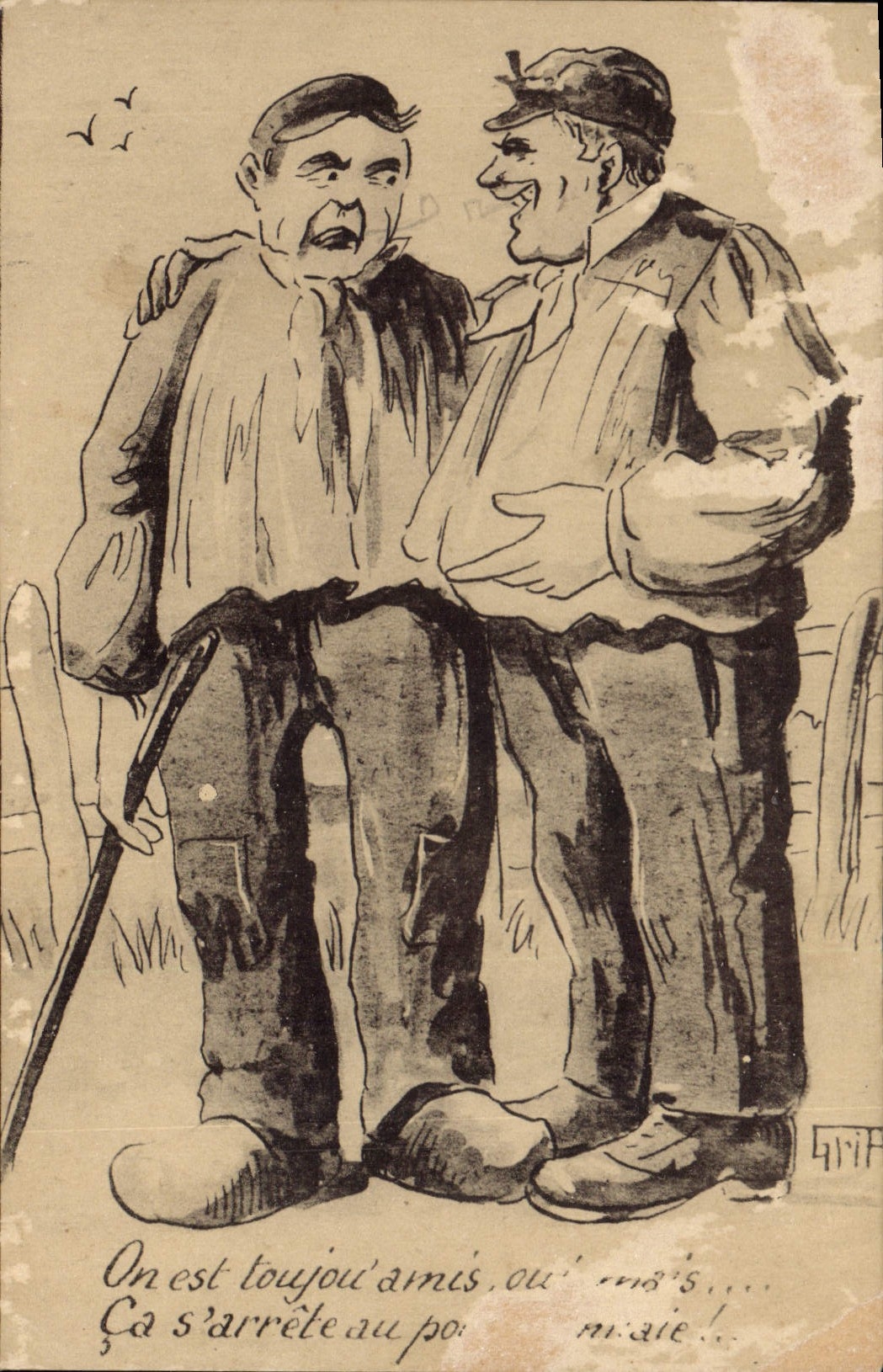 CPA Fantaisie Illustrateur Griff 