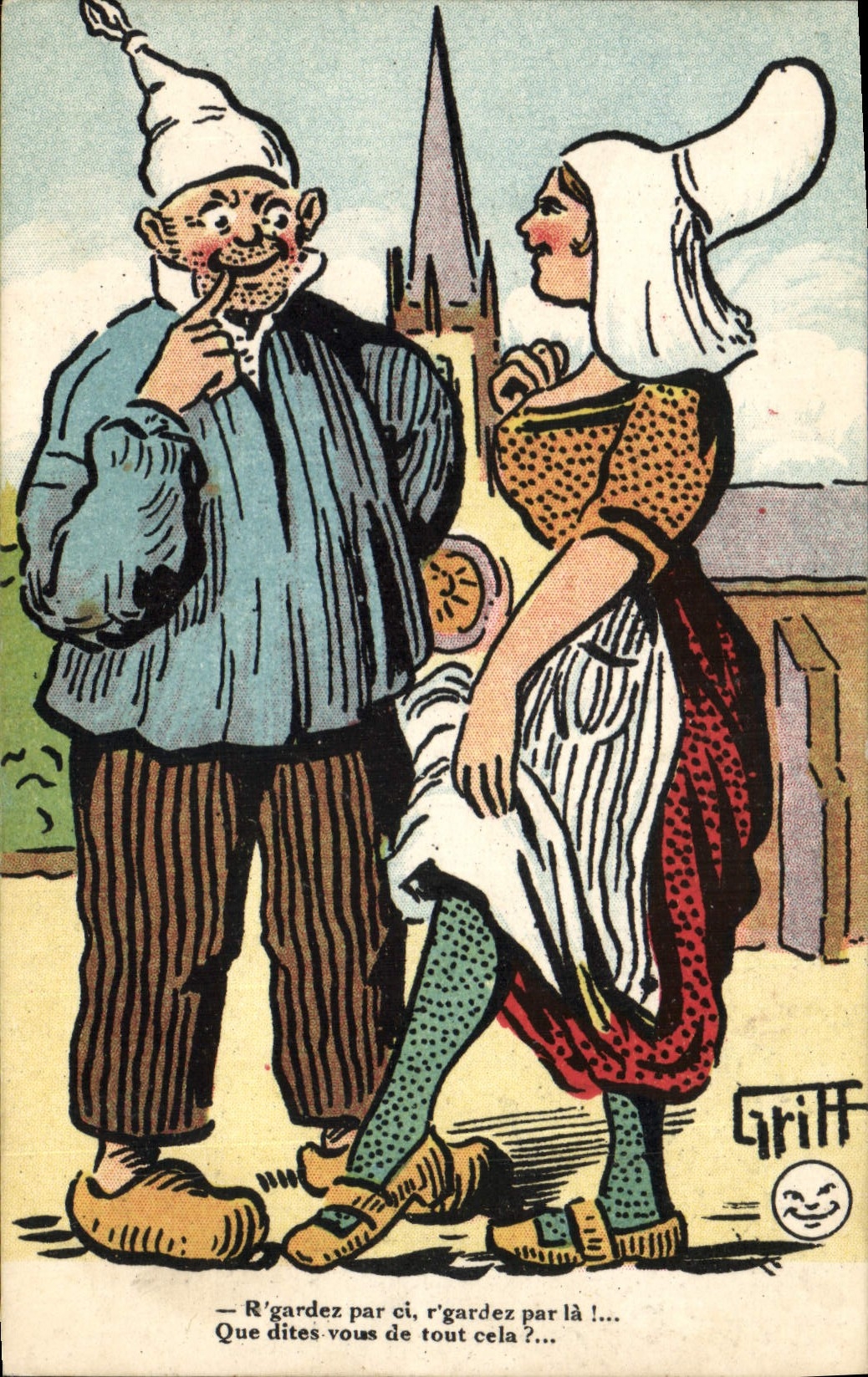 CPA Fantaisie Illustrateur Griff 