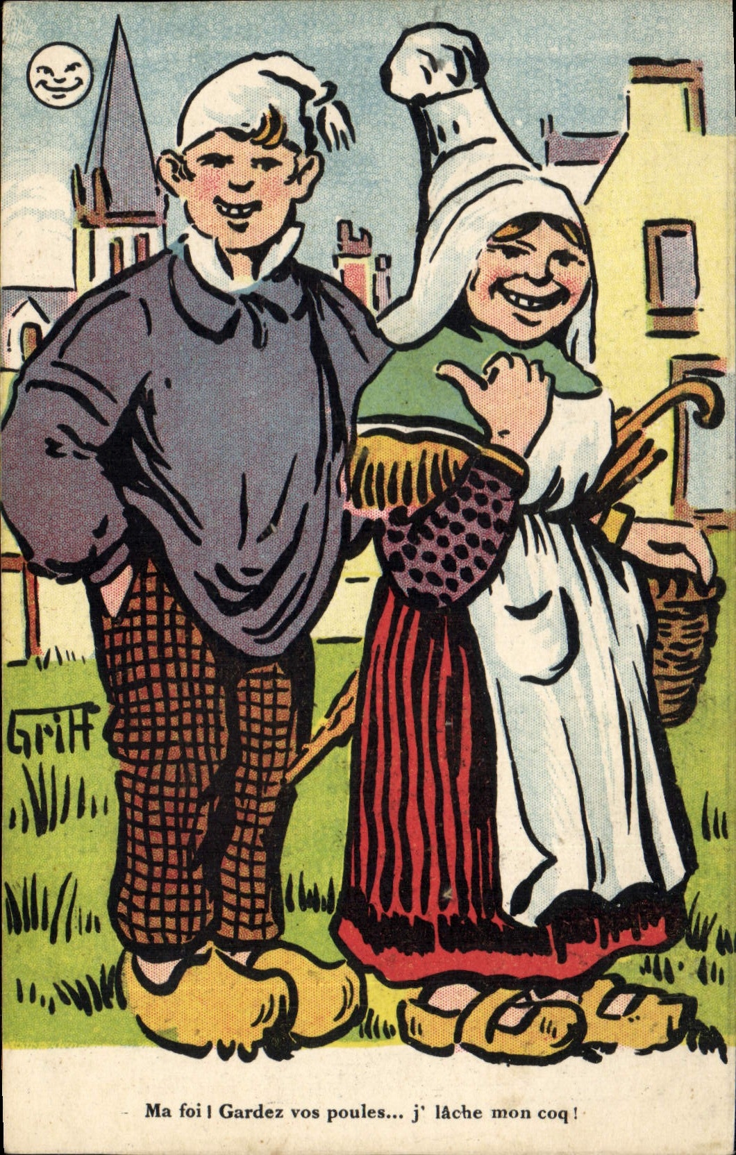 CPA Fantaisie Illustrateur Griff