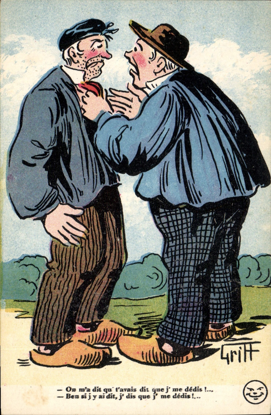 CPA Fantaisie Illustrateur Griff