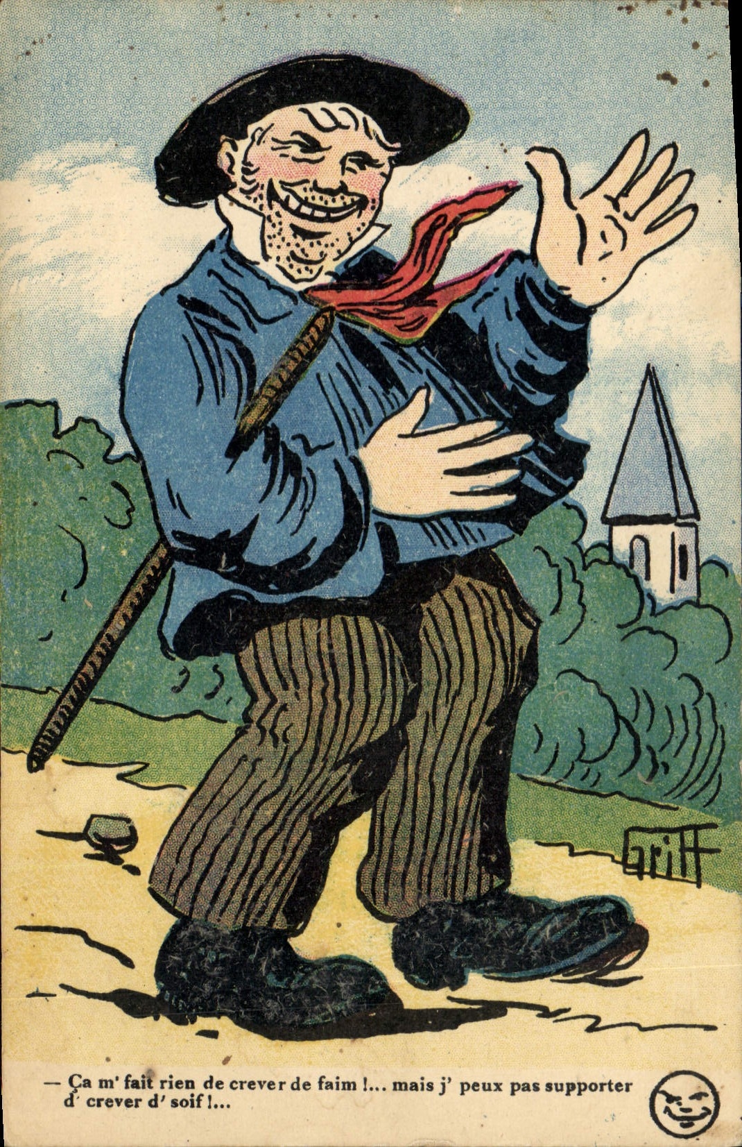 CPA Fantaisie Illustrateur Griff