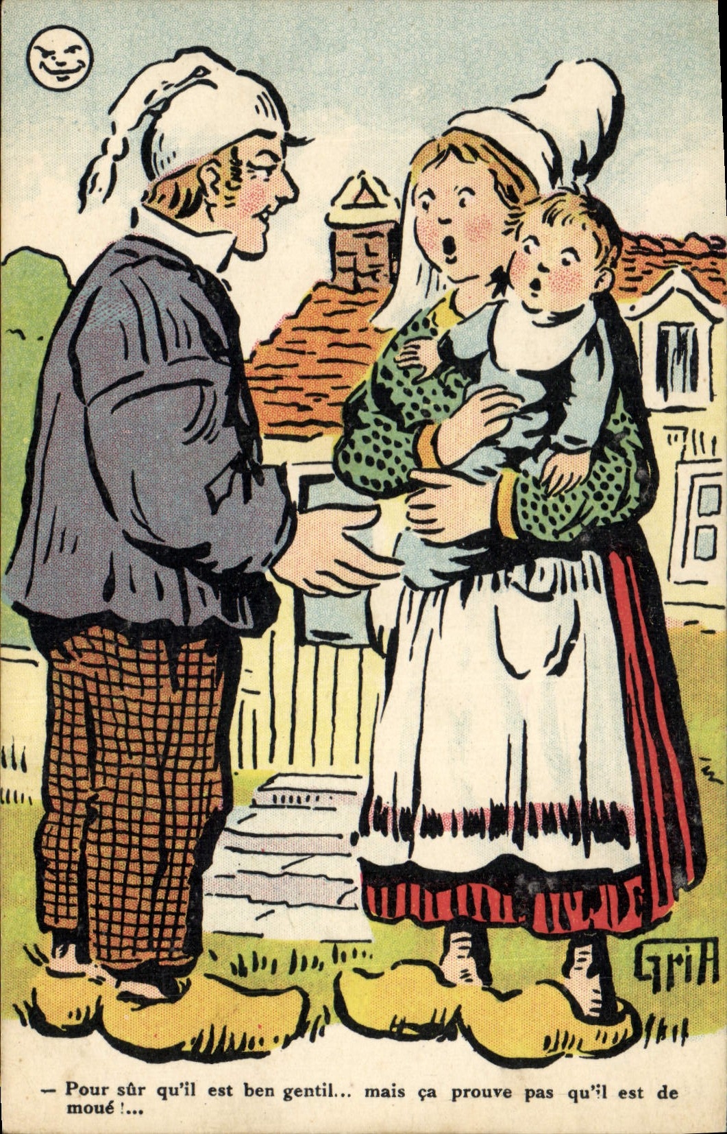 CPA Fantaisie Illustrateur Griff 