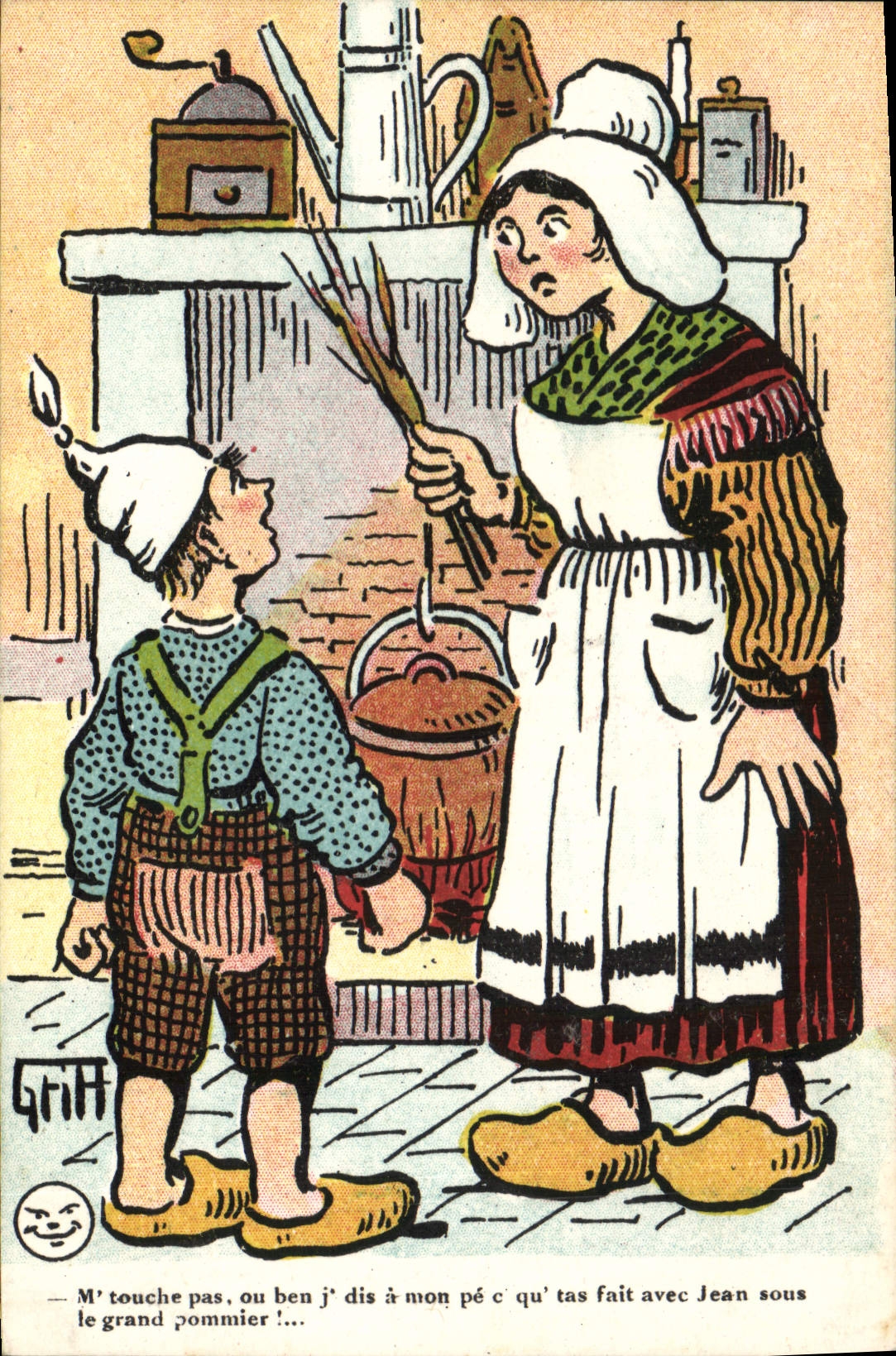 CPA Fantaisie Illustrateur Griff 