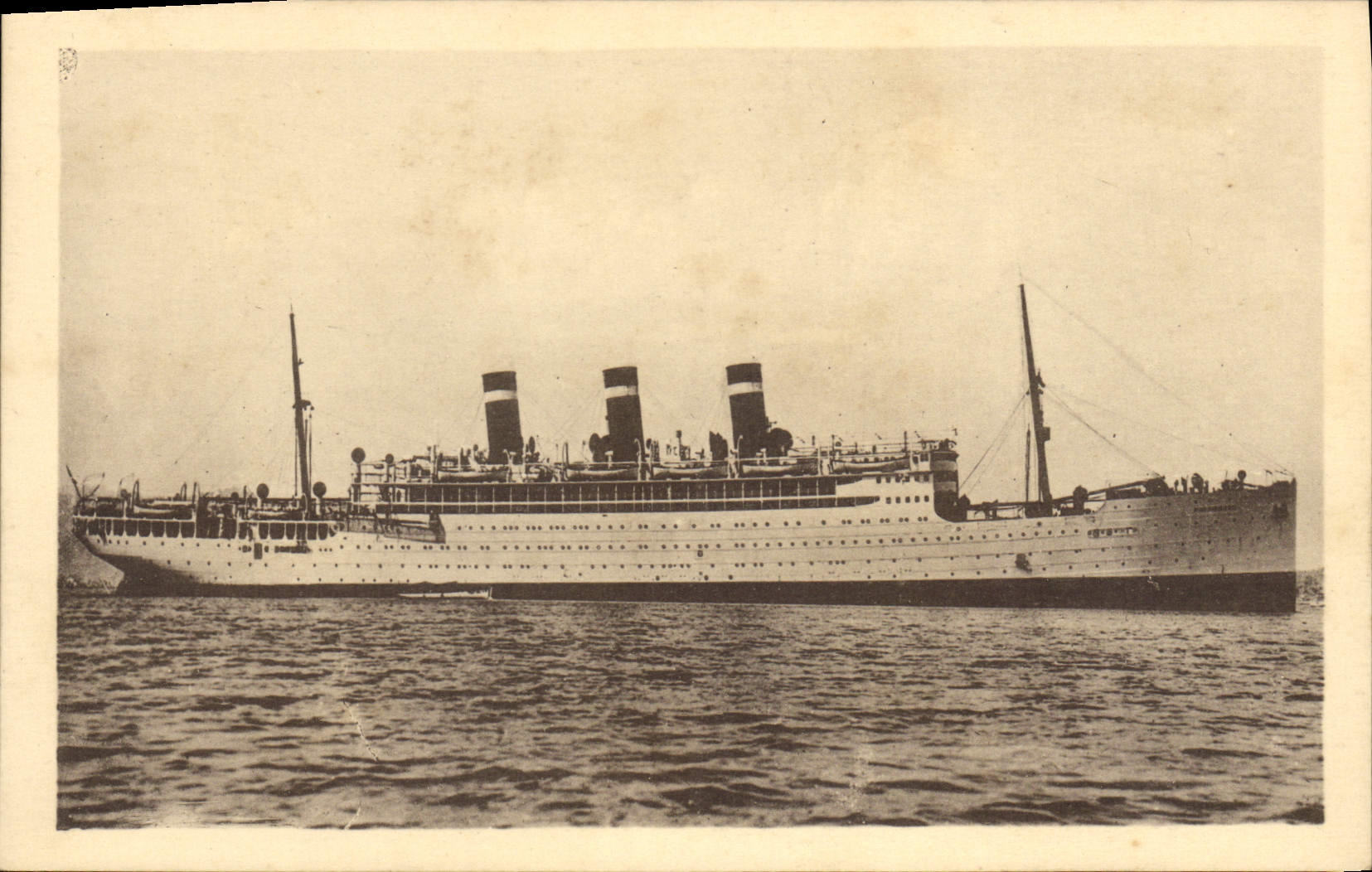 CPA Bateau Paquebot Cie Cyp Fabre SS Providence
