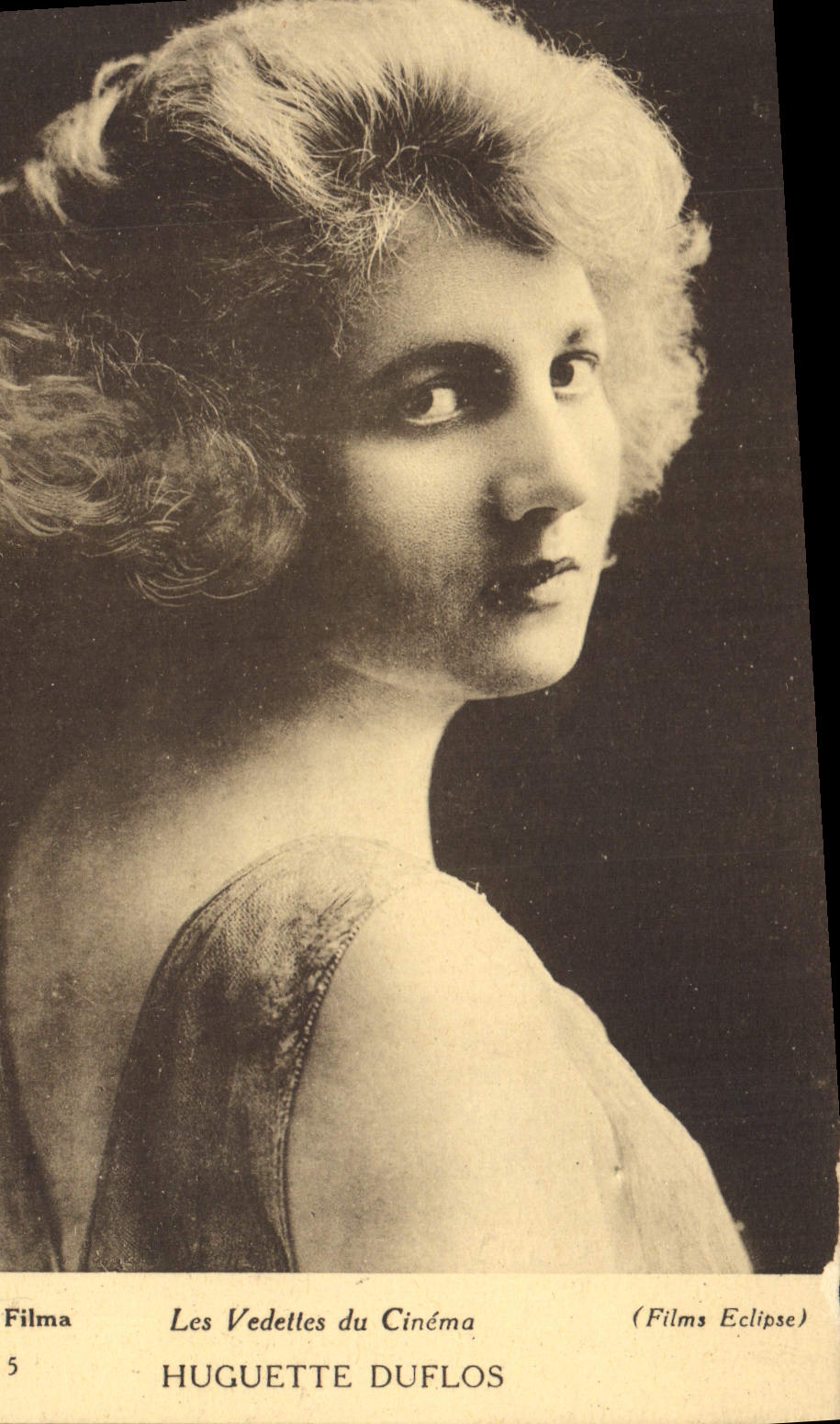 CPM Cinema Huguette Duflos 