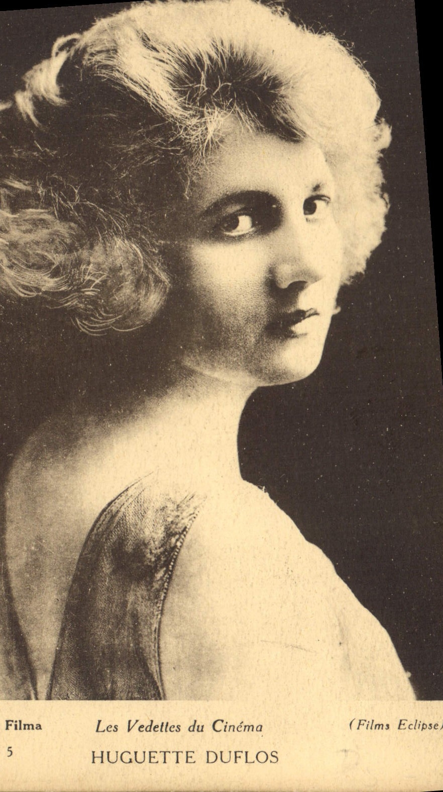 CPM Cinema Huguette Duflos 