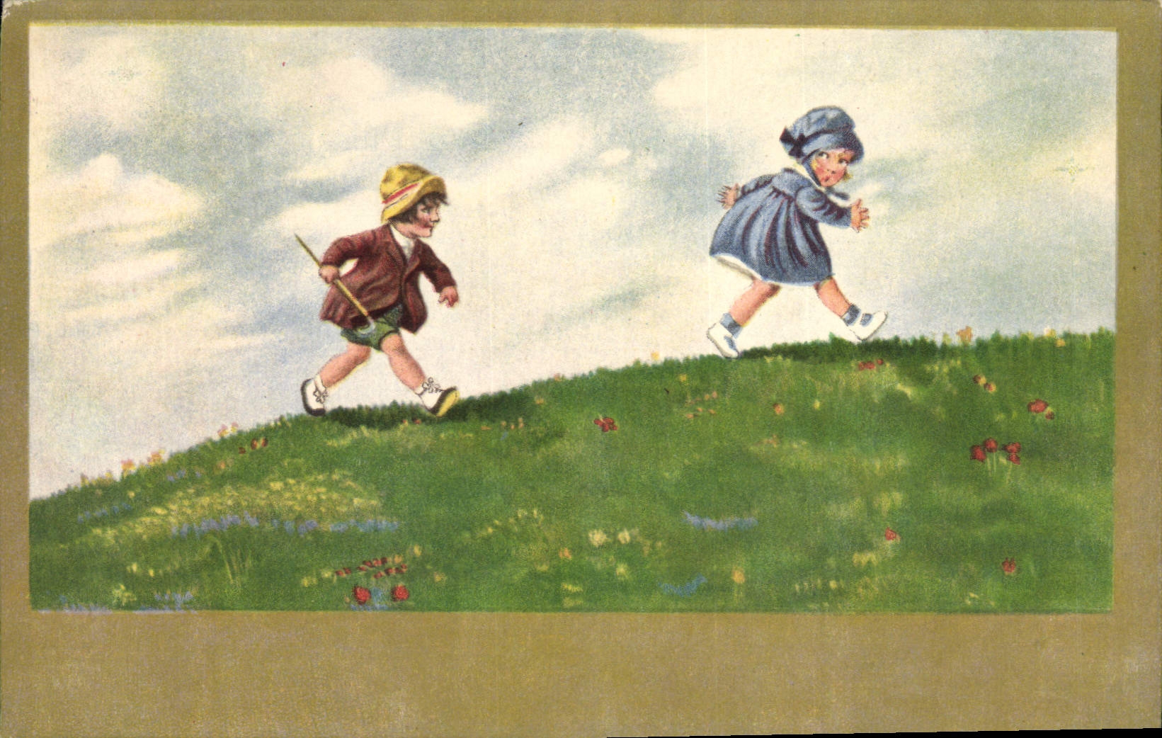 CPA Fantaisie Illustrateur Enfants 