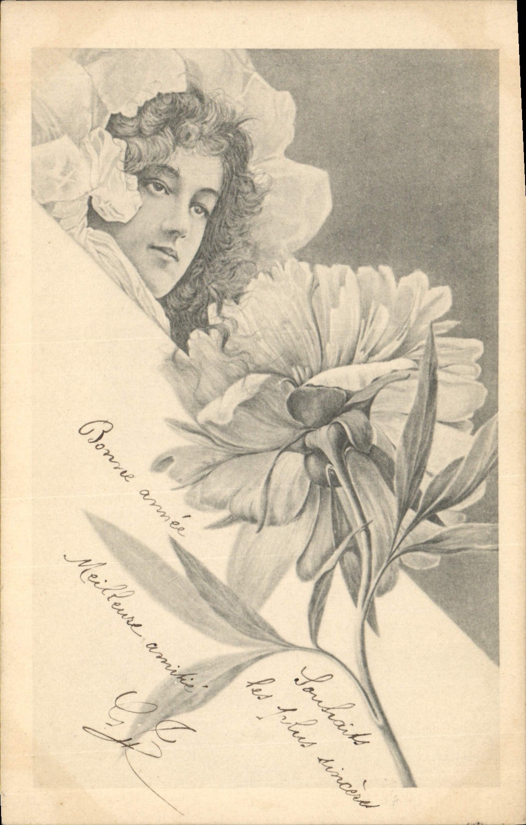 CPA Fantaisie Illustrateur Femme 