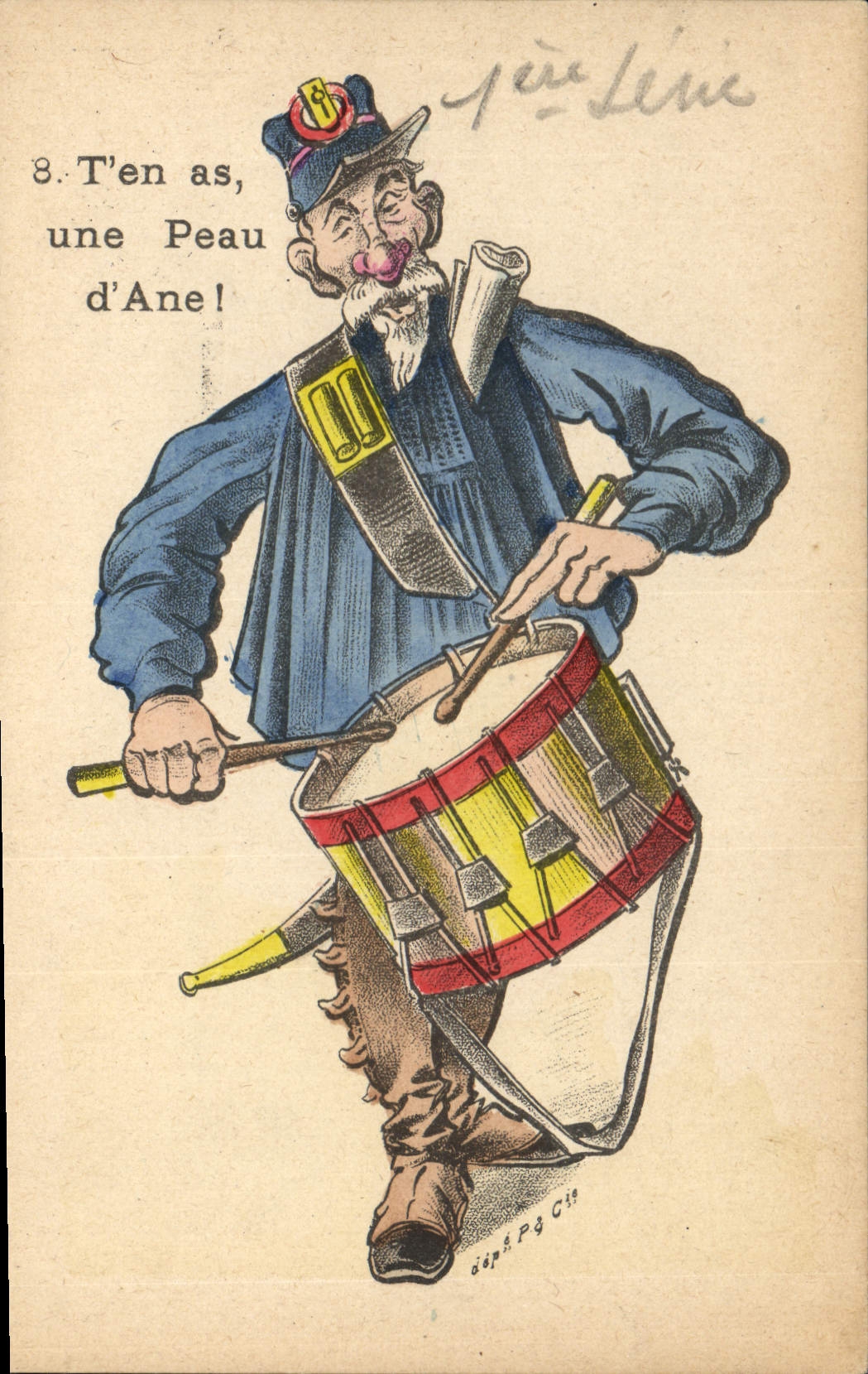 CPA Fantaisie Illustrateur T'en as une peau d'ane 