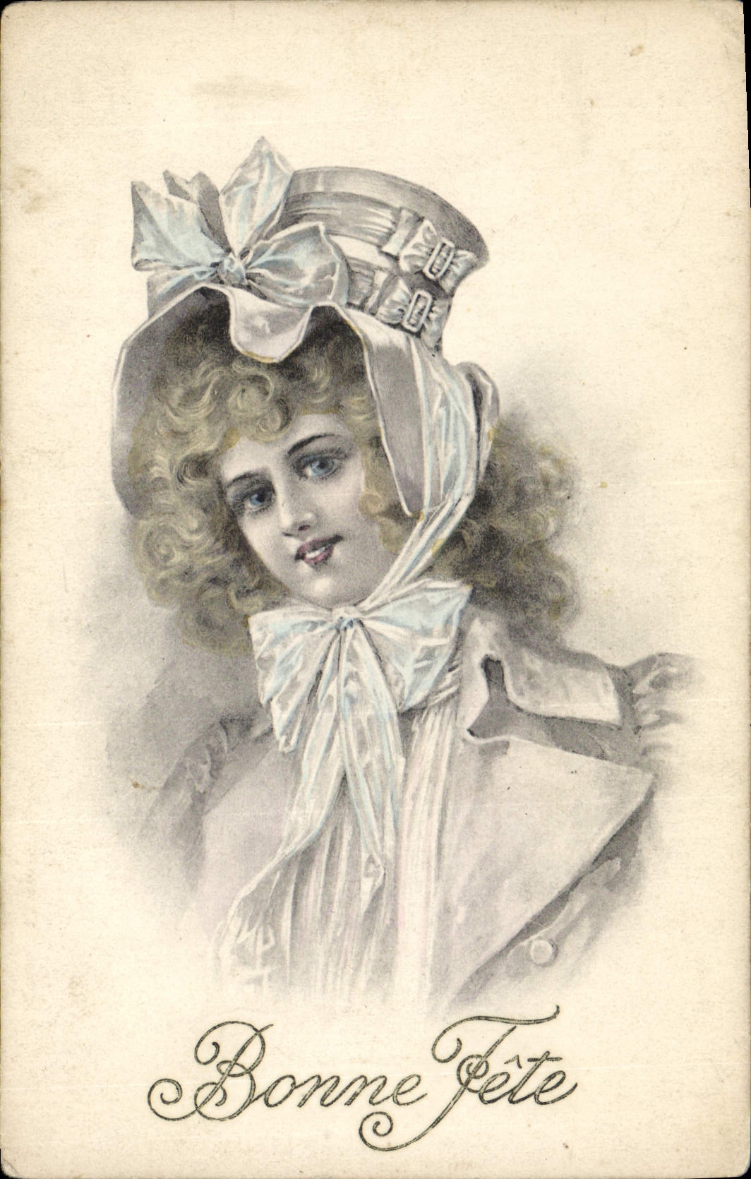 CPA Fantaisie Illustrateur Femme 