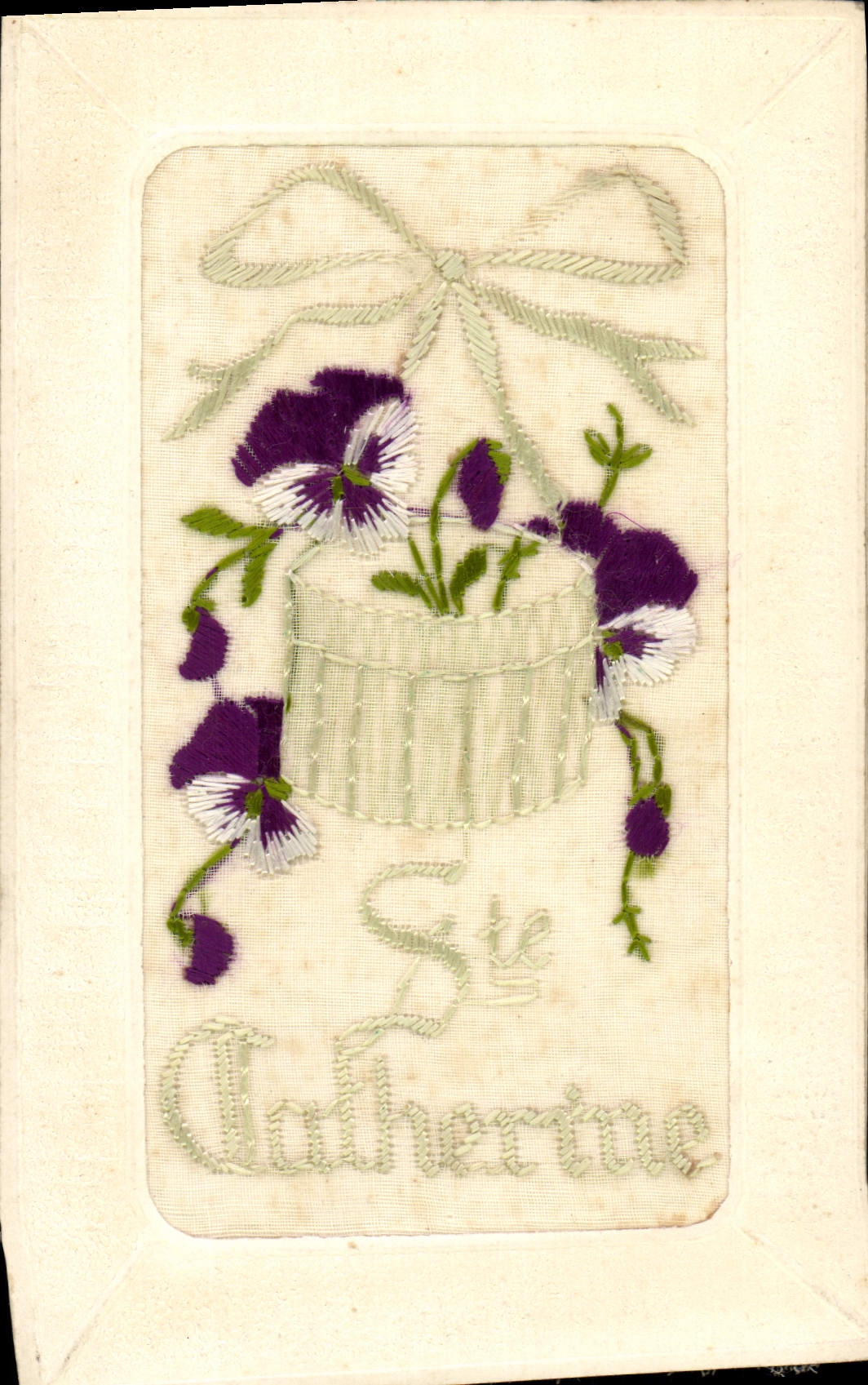 Vintage Postcard Fantasy Brodee co. Catherine