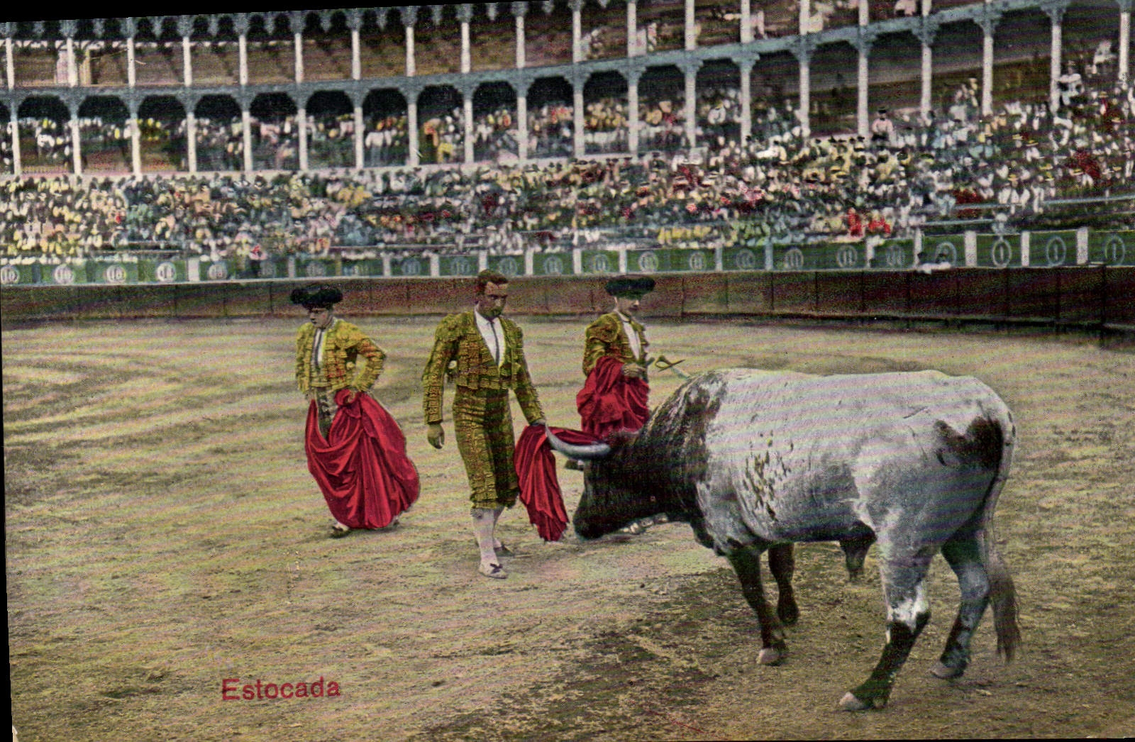 CPA Corrida Course de taureaux Estocada