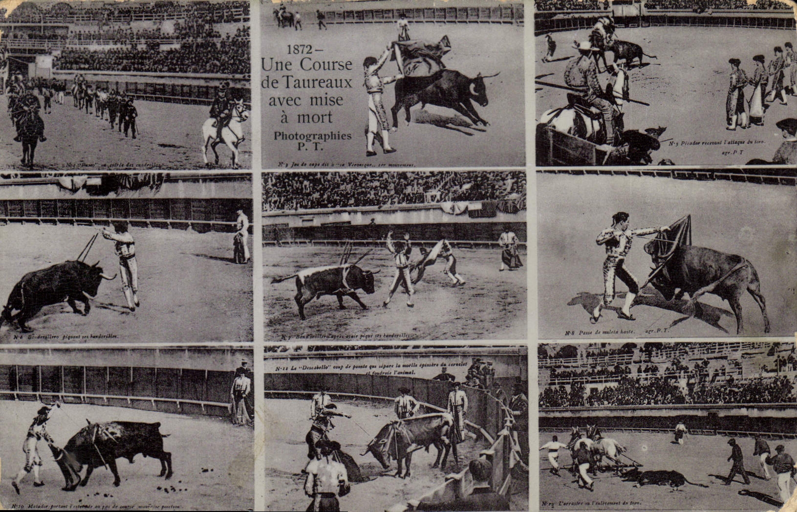 CPA Corrida Course de taureaux avec mise a mort
