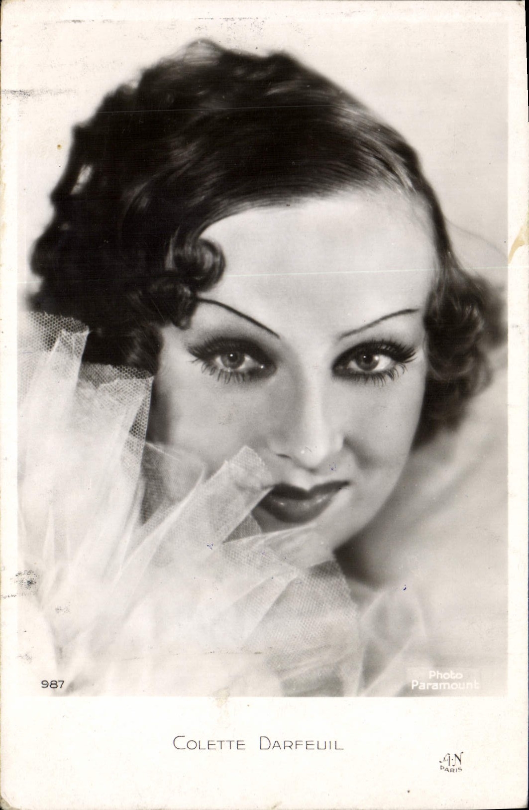 CPM Cinema Colette Darfeuil 