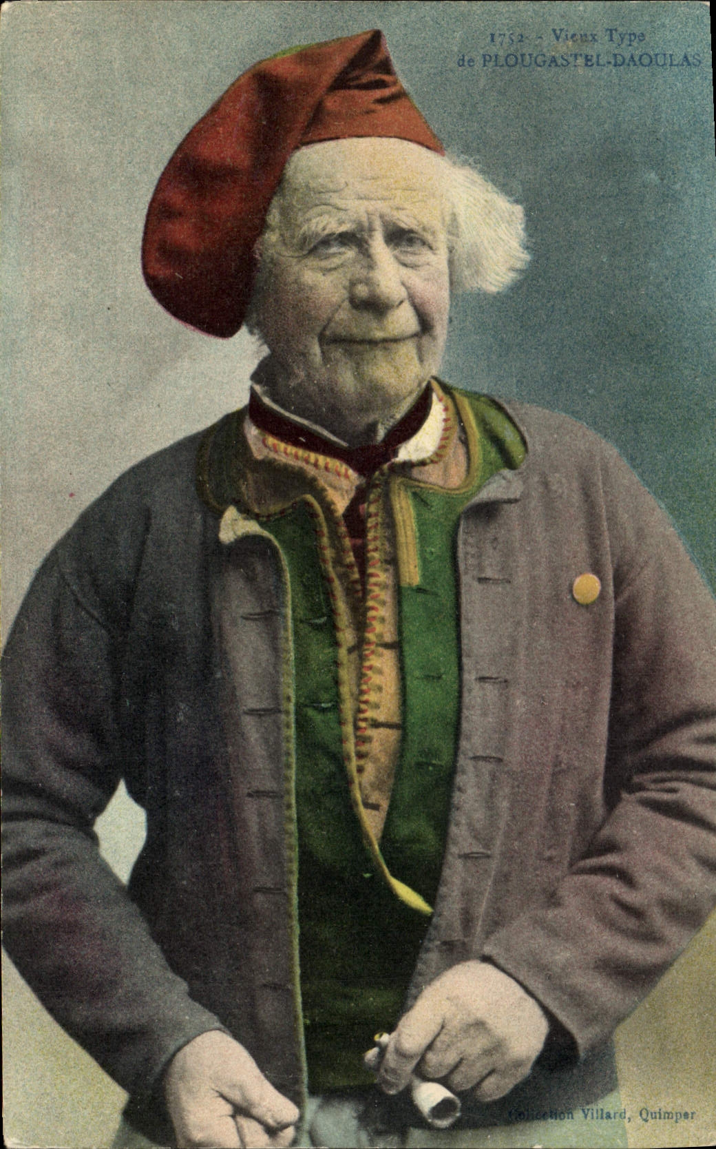 CPA Folklore Vieux type de Plougastel Daoulas 