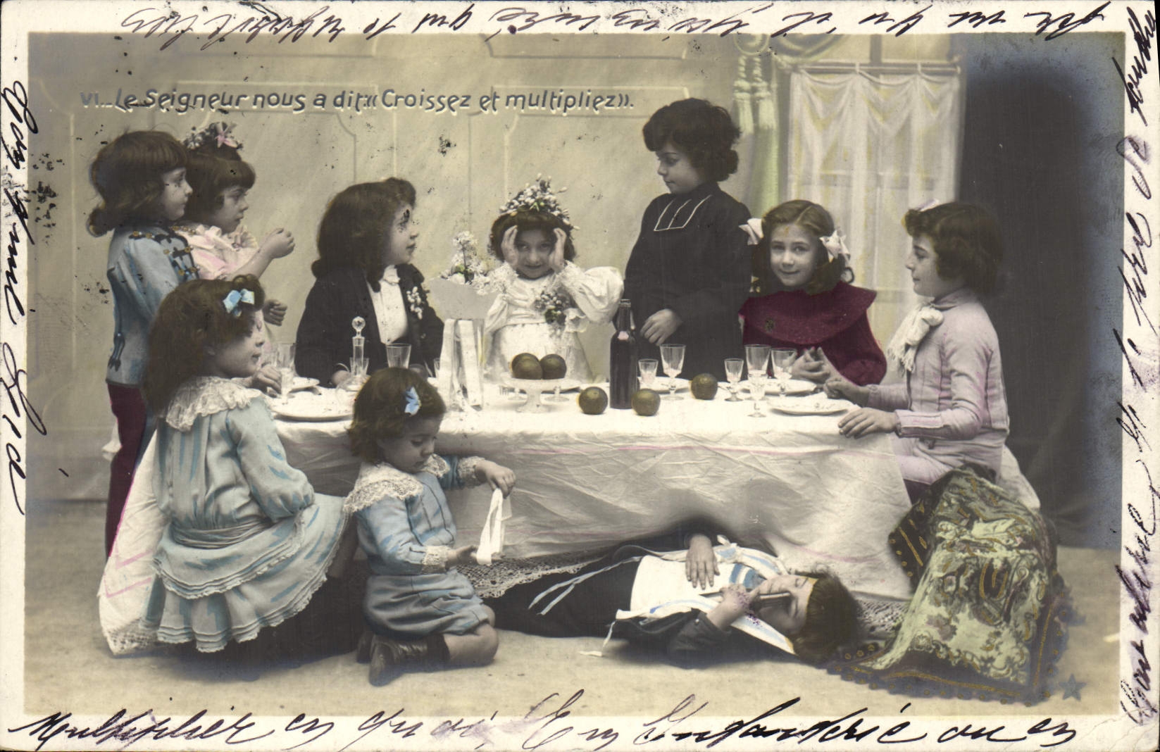 CPA Fantaisie Enfants Mariage 