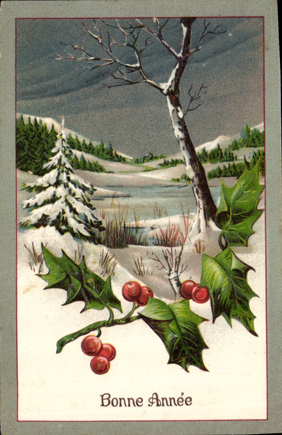 CPA Fantaisie Bonne annee 