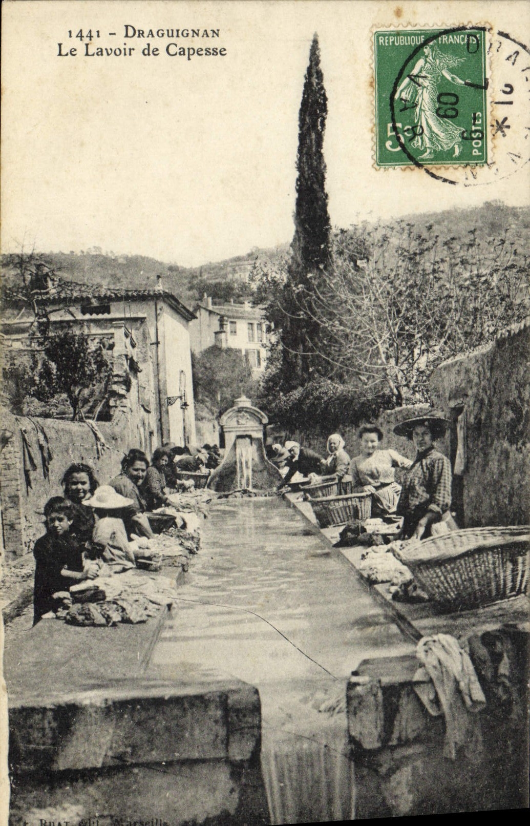 CPA Draguignan Le lavoir de Capesse TOP 