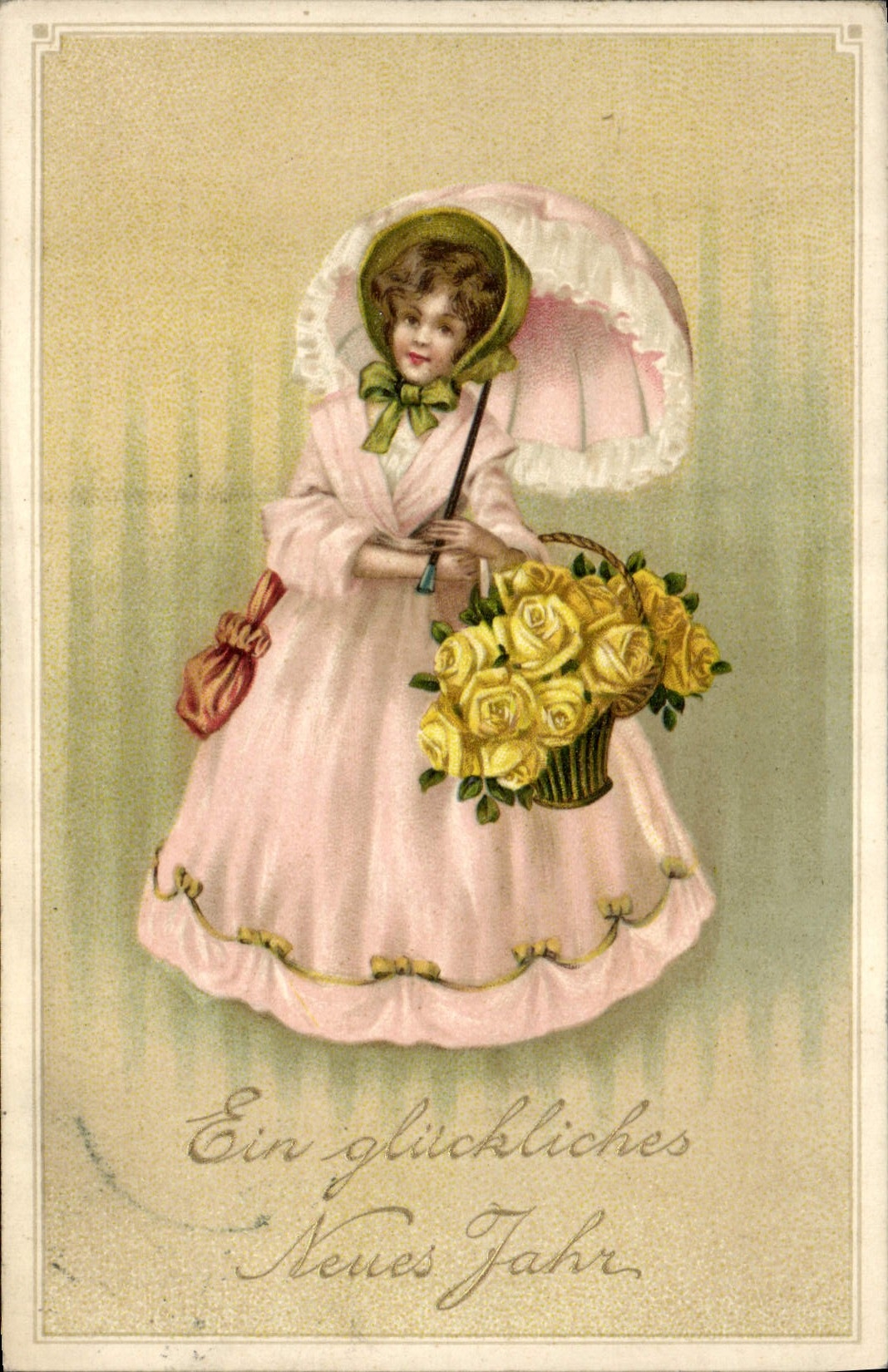 CPA Fantaisie Illustrateur Enfant Fleurs 