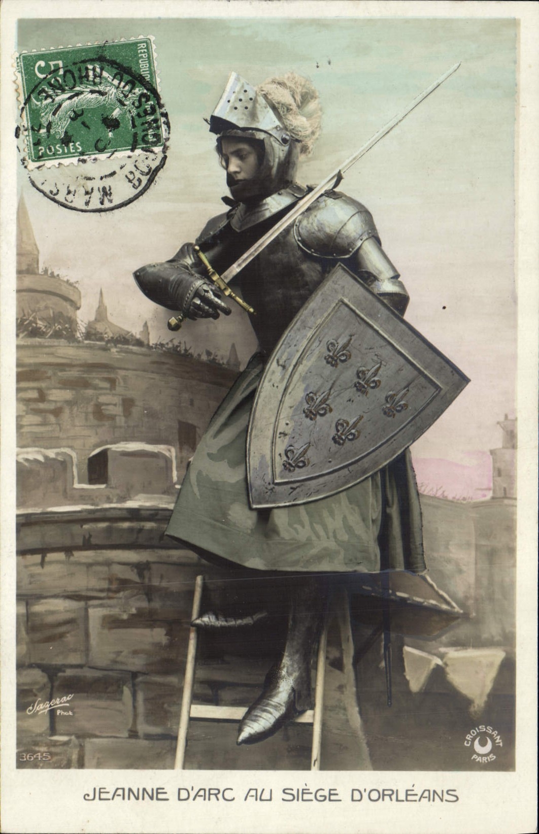 CPA Jeanne d'Arc au siege d'Orleans 