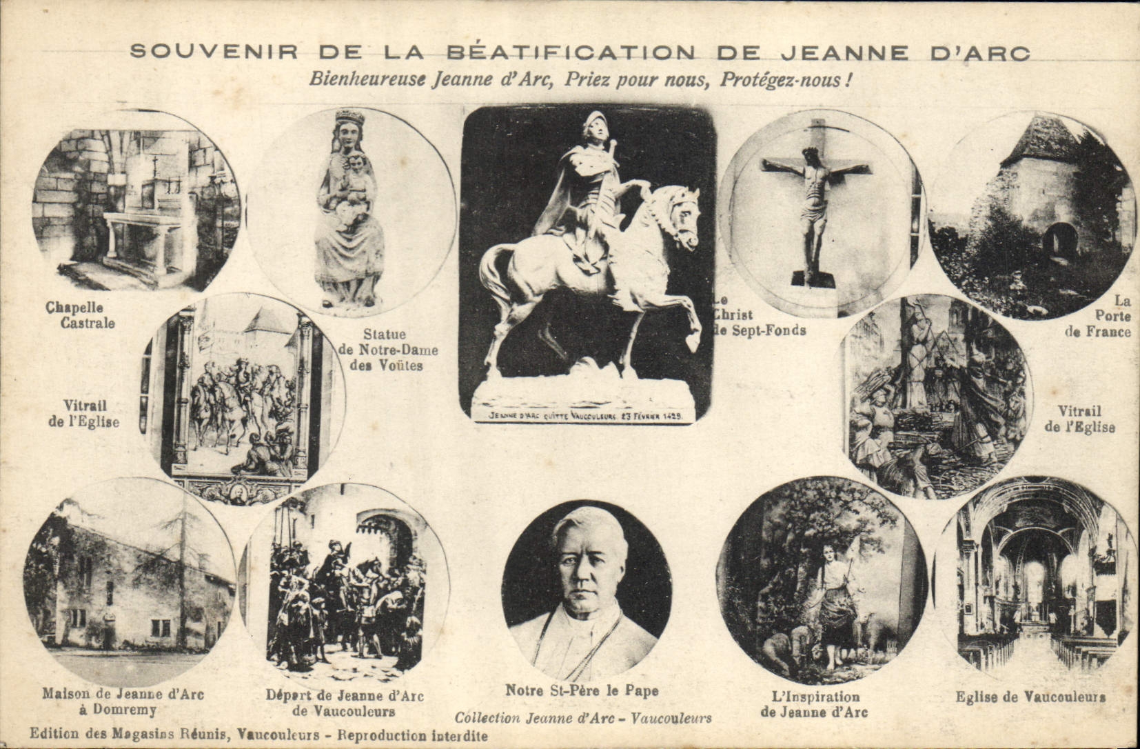 CPA Jeanne d'Arc Beatification 