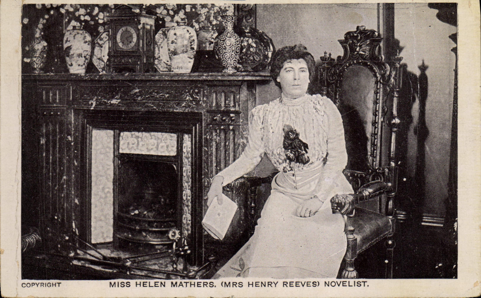 CPA Miss Helen Mathers Mrs Henry Reeves Novelist