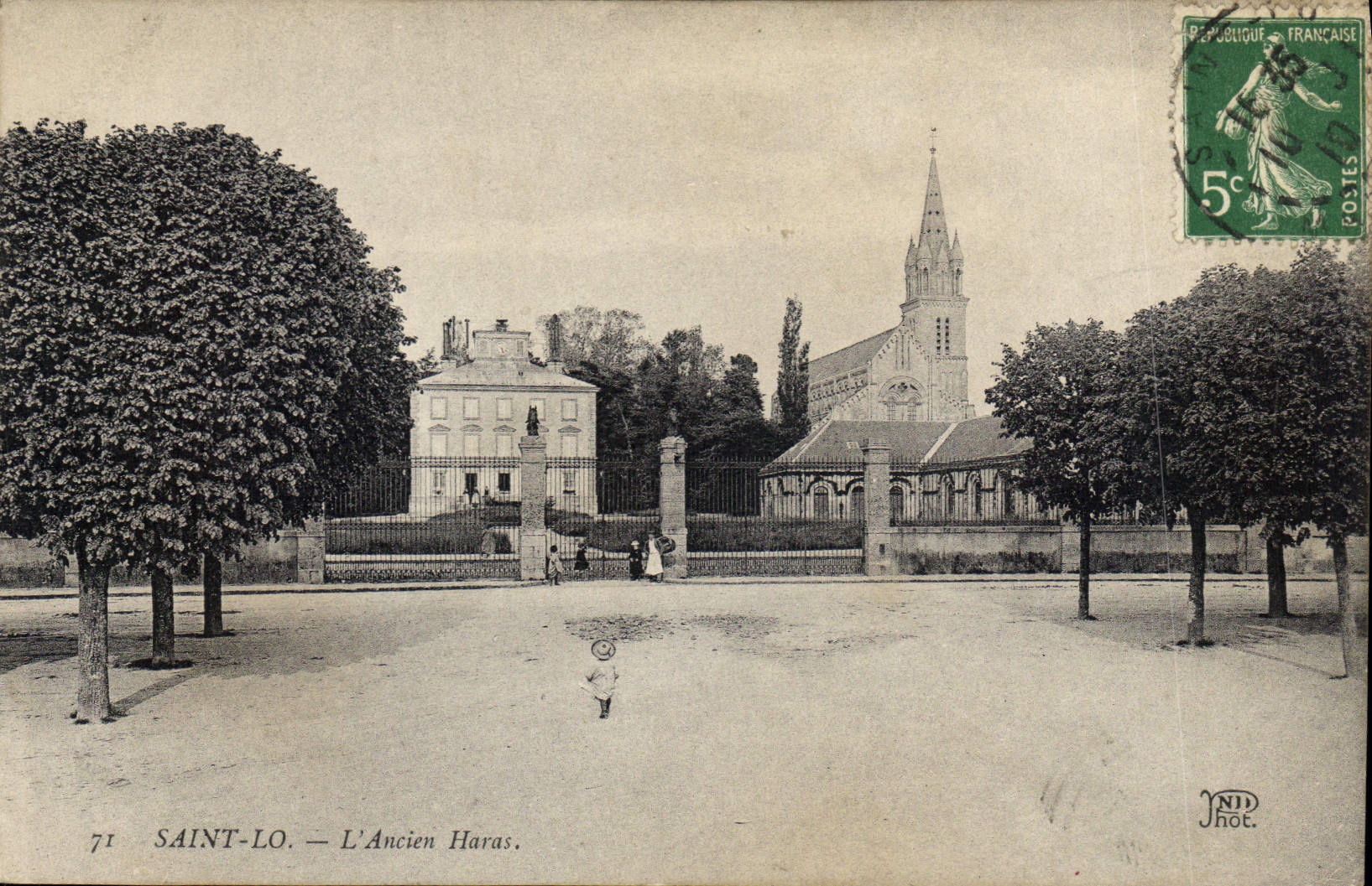 CPA Cheval Chevaux Hippisme Saint Lo L'ancien haras