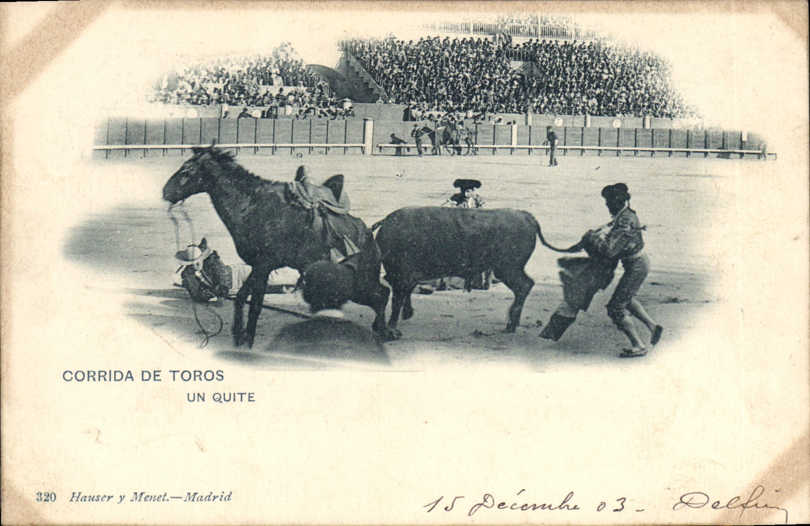 CPA Corrida Course de taureaux Corrida de Toros Un Quite