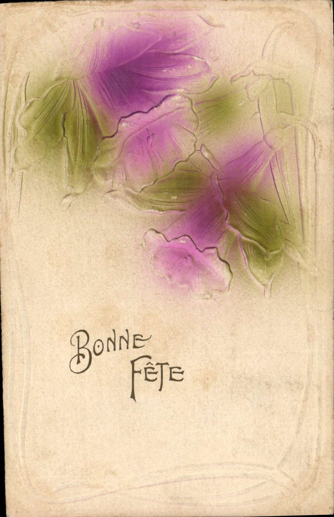 CPA Fantaisie Fleurs 