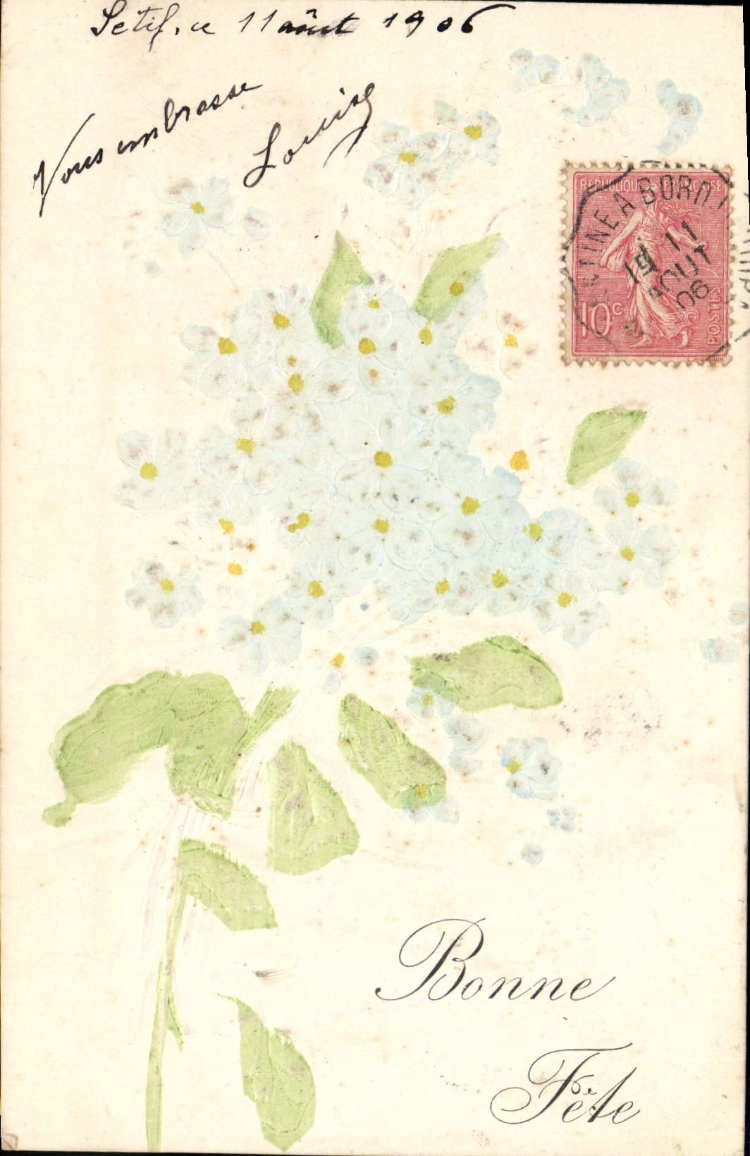 CPA Fantaisie Fleurs 