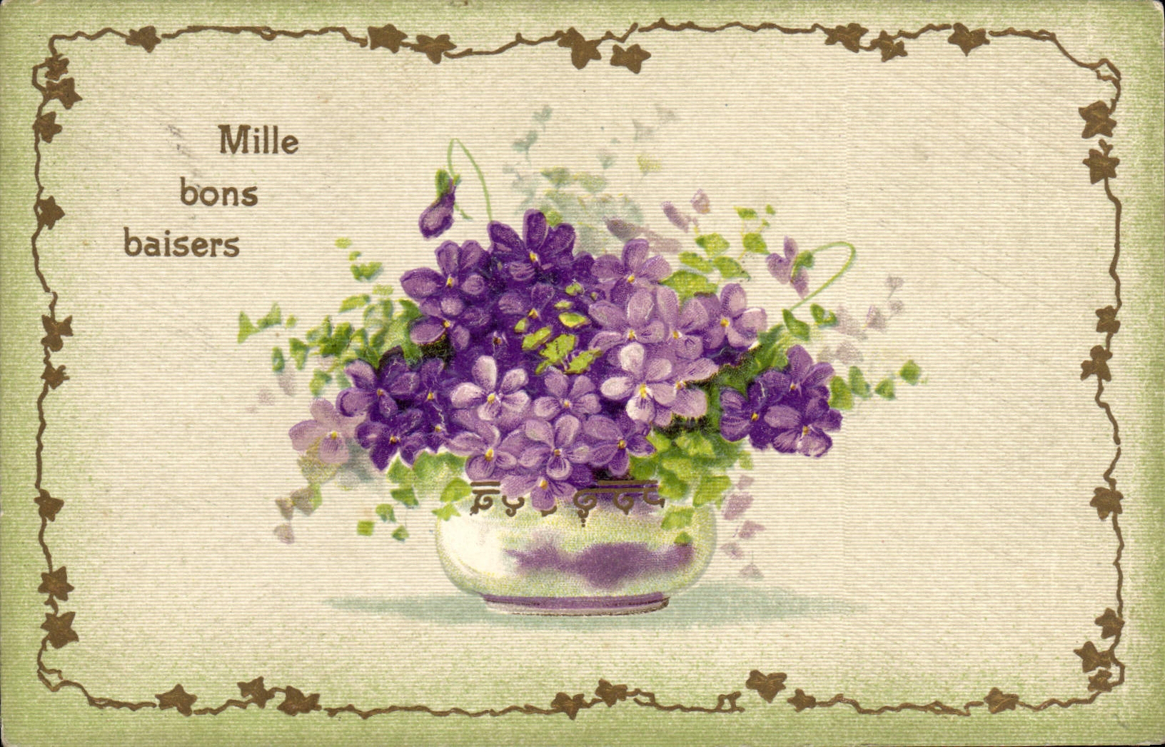 CPA Fantaisie Fleurs 