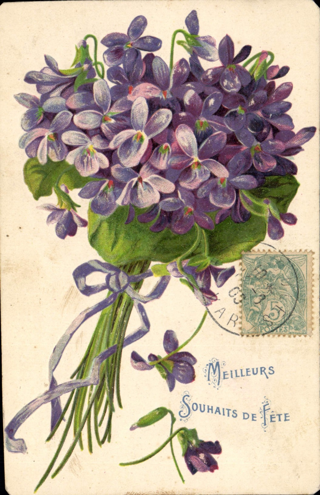 CPA Fantaisie Fleurs 