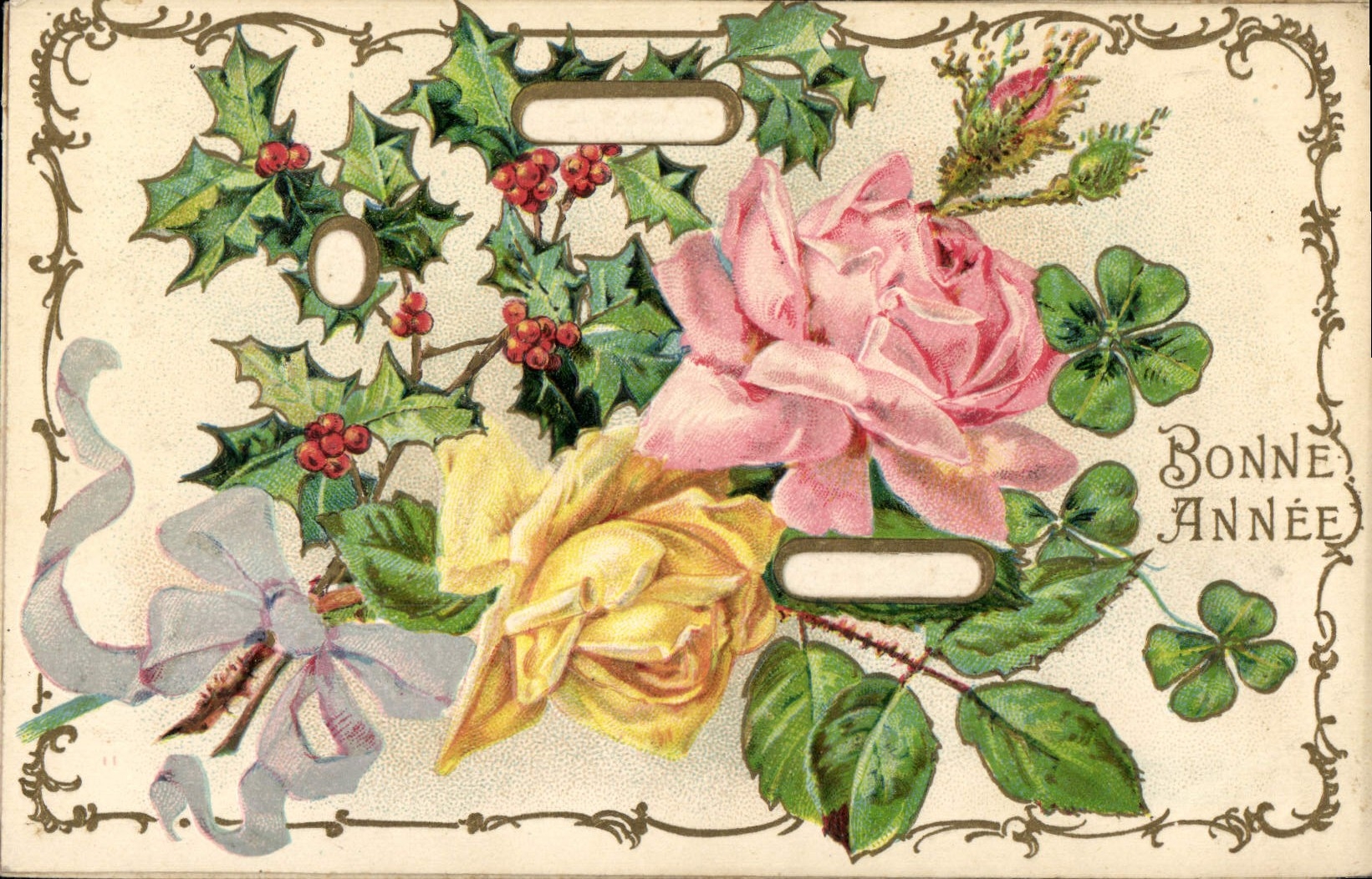 CPA Fantaisie Fleurs 