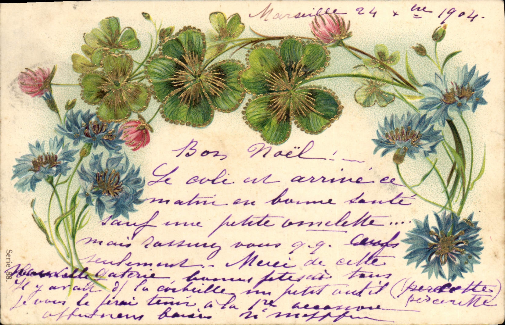 CPA Fantaisie Fleurs 