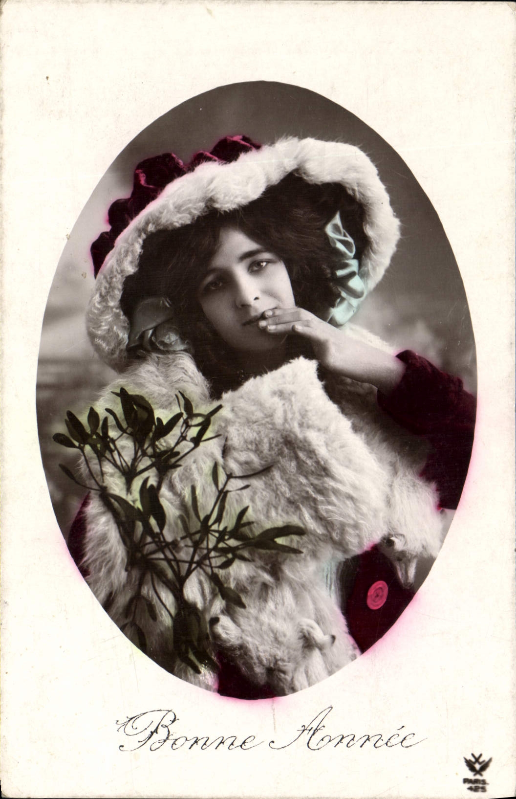 CPA Fantaisie Femme Fourrure 