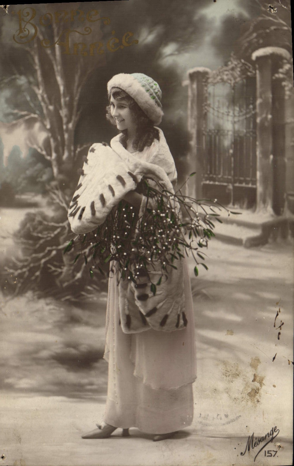 CPA Fantaisie Enfant Fourrure 