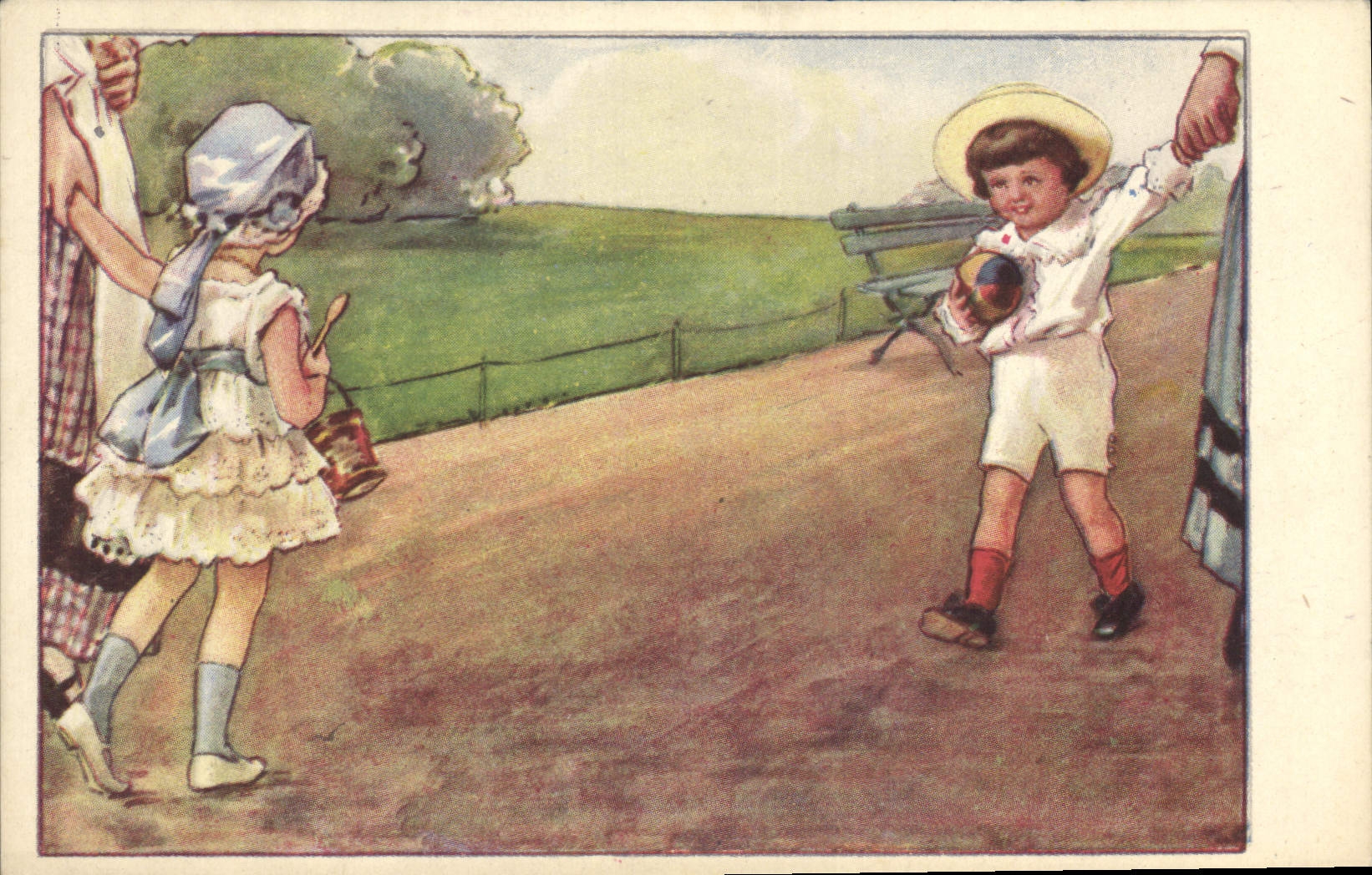 CPA Fantaisie Illustrateur Enfants