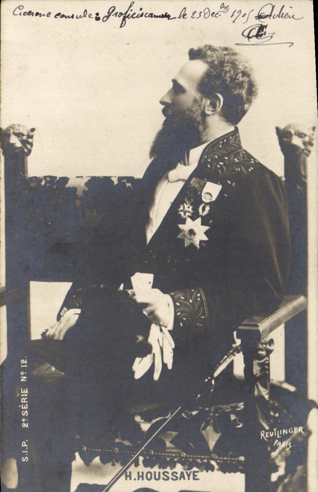 CPA M Houssaye Medaille 