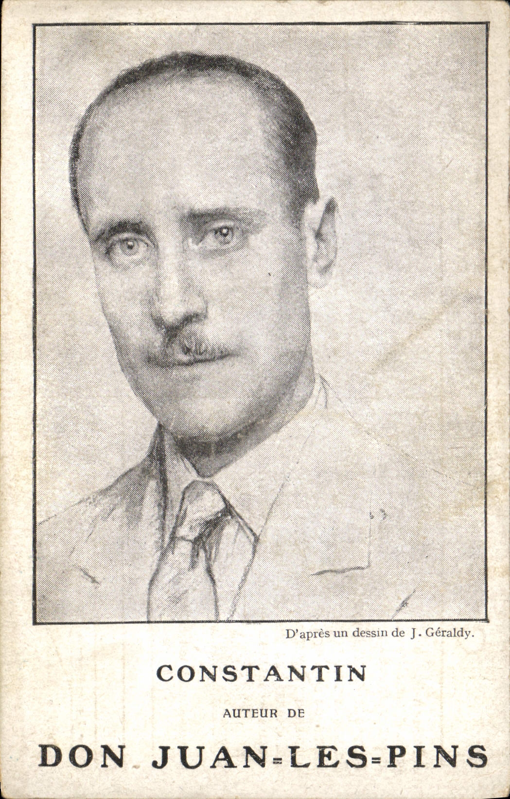 Vintage Postcard Constantine Author of Don Juan Pines